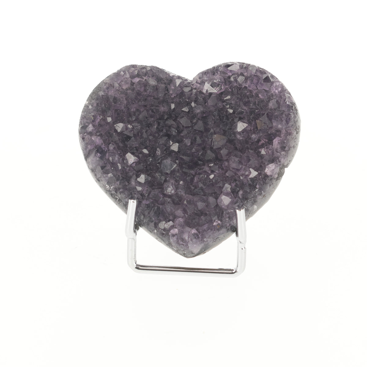 Amethyst Rainbow Heart Mini