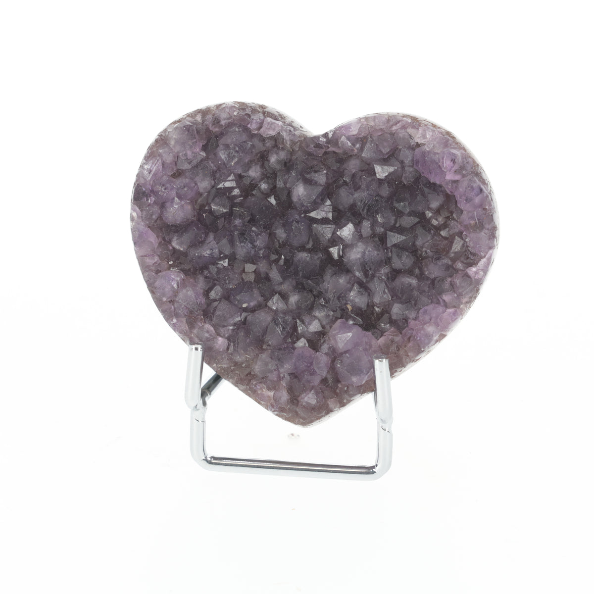 Amethyst Rainbow Heart Mini