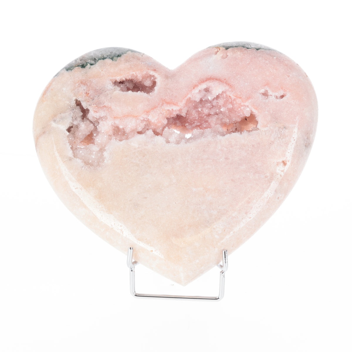Pink Amethyst Heart (#113)