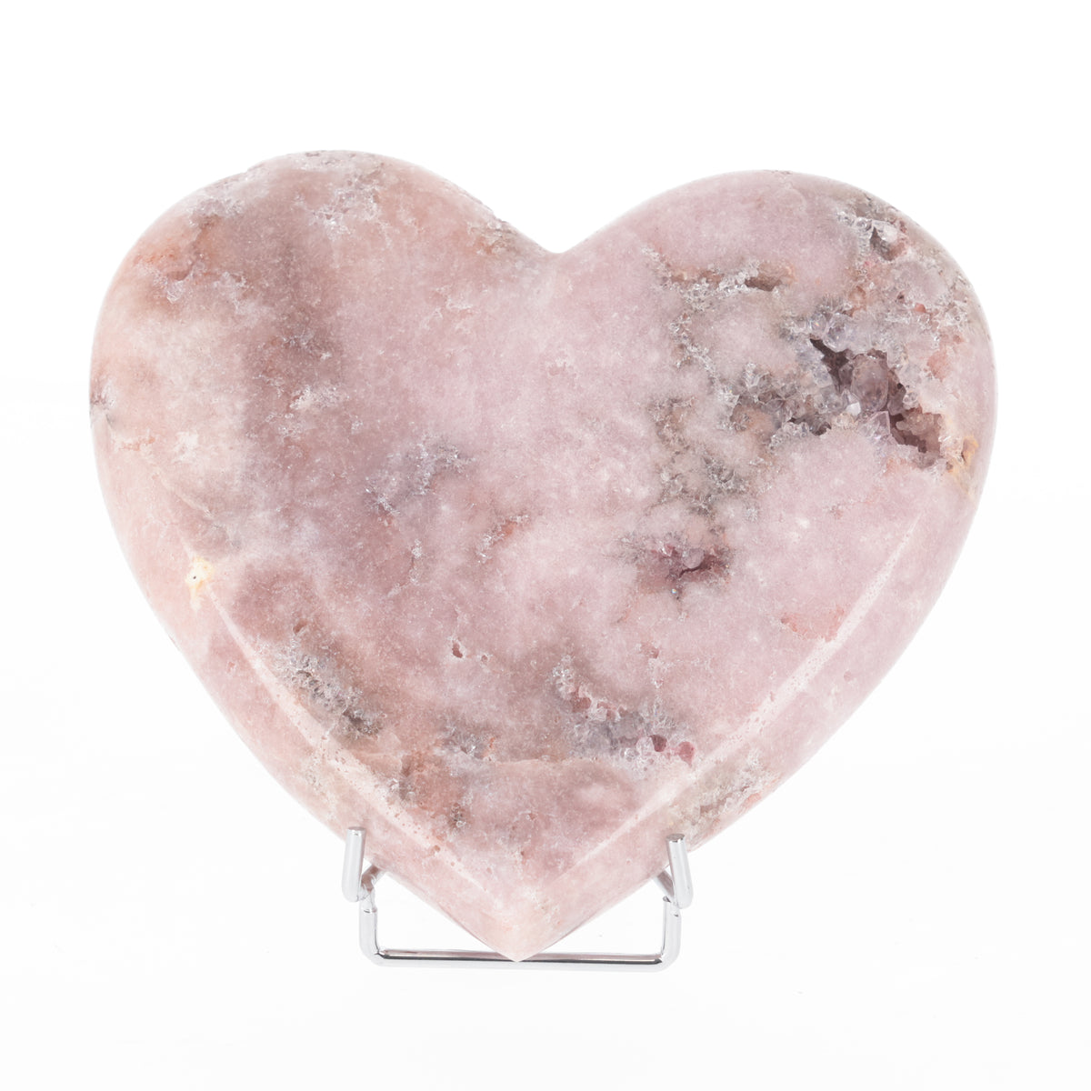 Pink Amethyst Heart (#102)