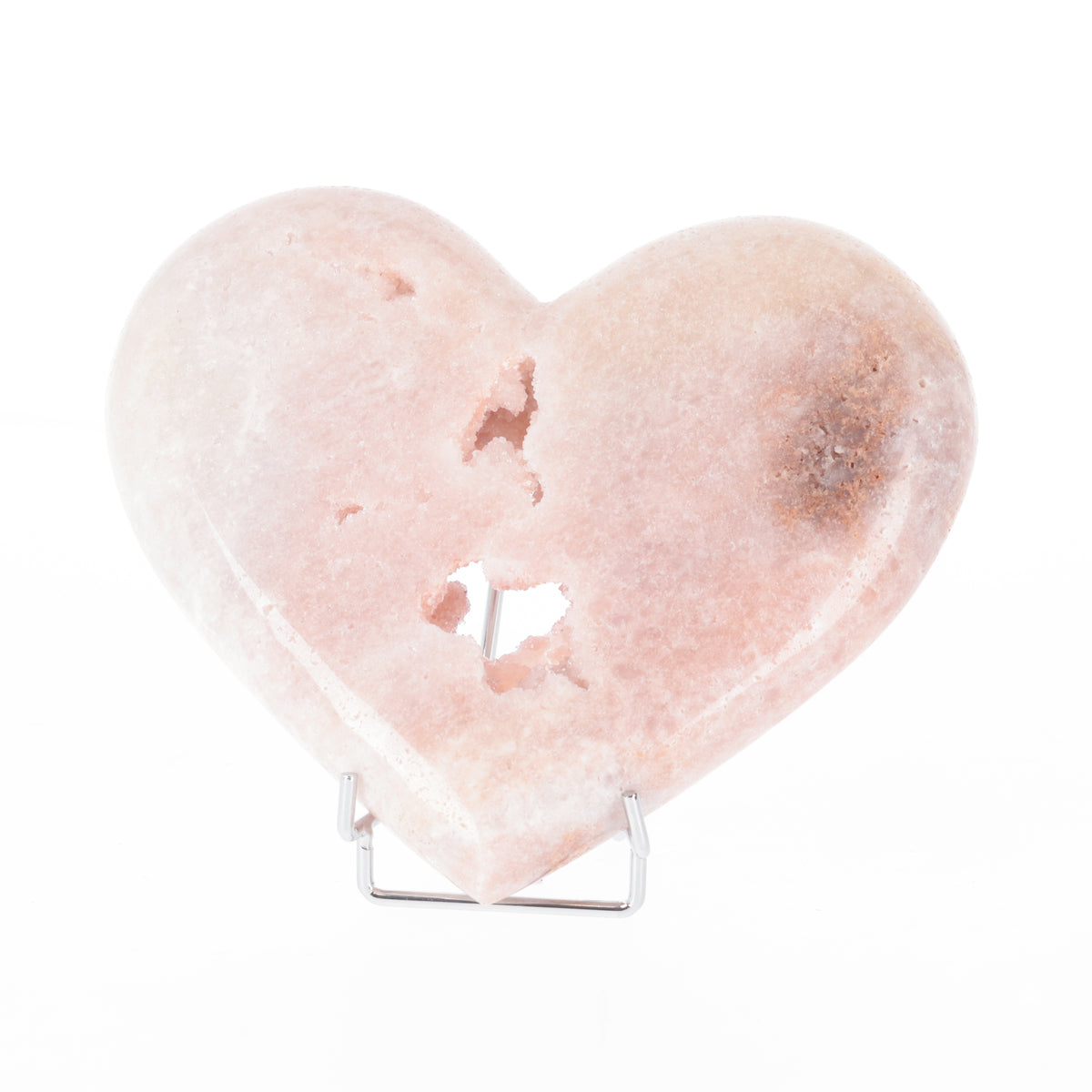 Pink Amethyst Heart (#098)