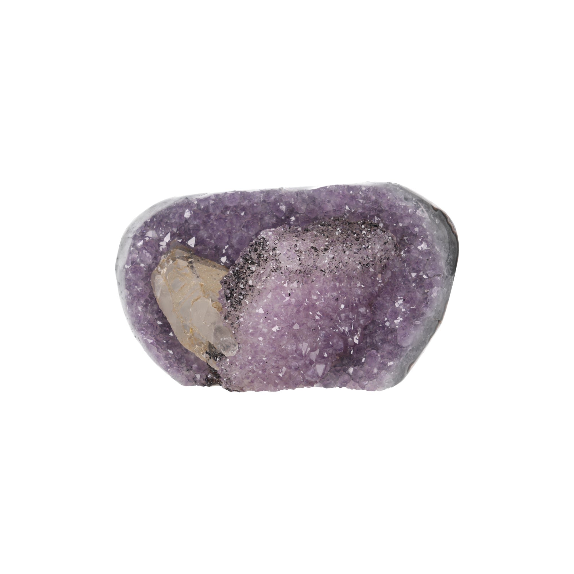 Purple Nebula ✦ Amethyst mit Calcit & Turmalin-Einschlüssen – 3018 g Kristall-Unikat (#970)