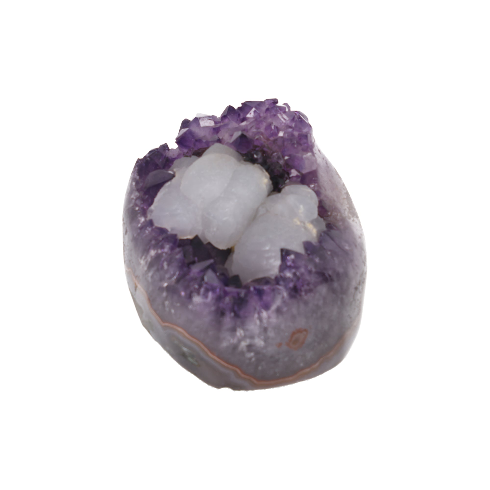 Purple Crystal Portal ✦ Amethyst mit Calcit-Kristallen – 1266 g Natur-Unikat (#949)