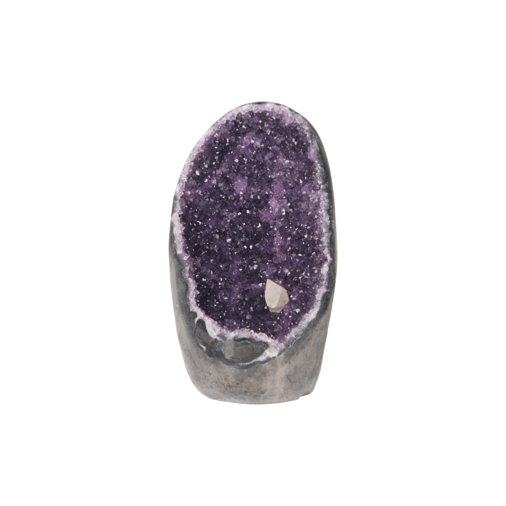 Purple Monolith ✦ Amethystdruse mit Calcit | 2.255 g (#903)