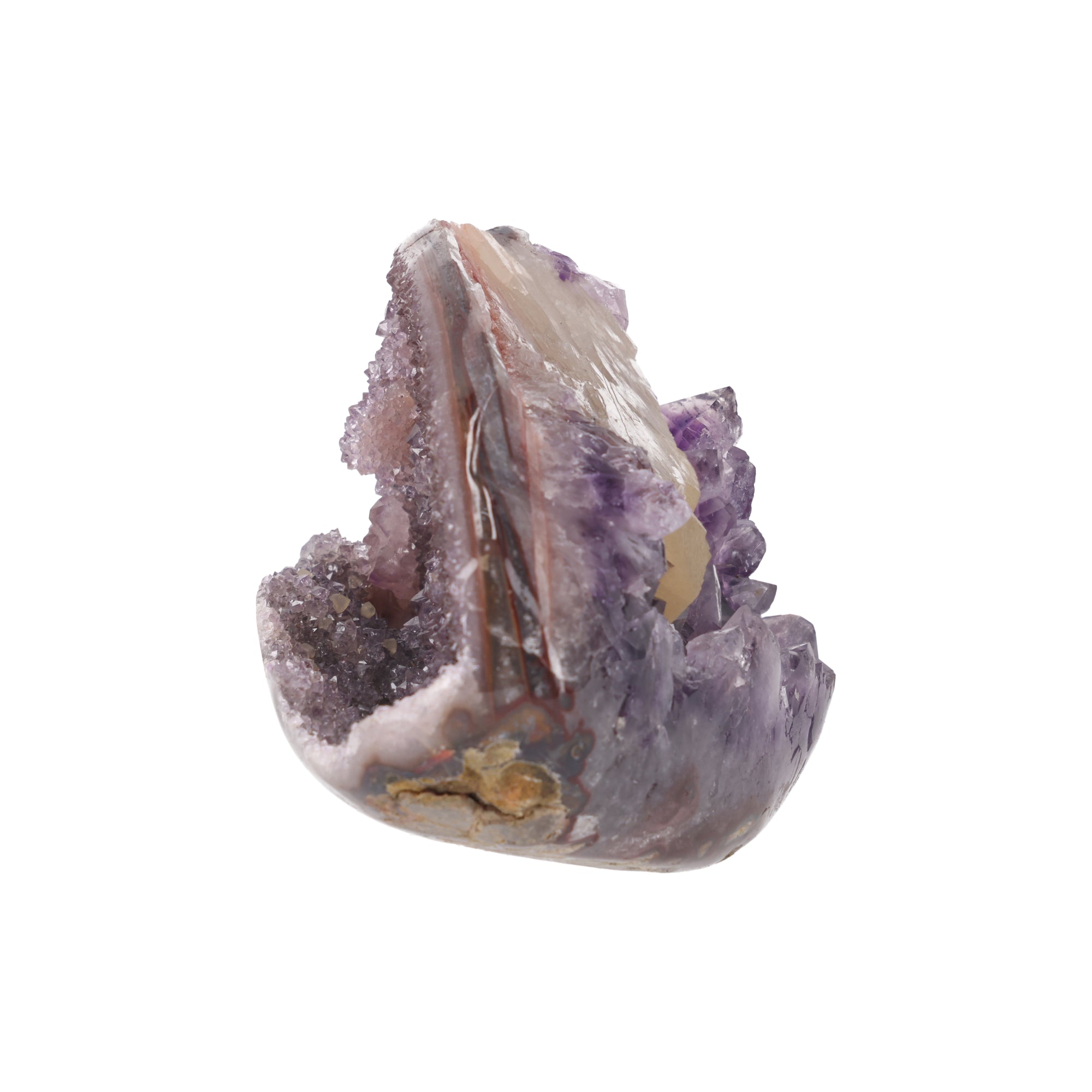 Crystal Sail ✦ Amethyst mit markanter Calcit-Formation – 2284 g Kristall-Unikat (#967) (#967)