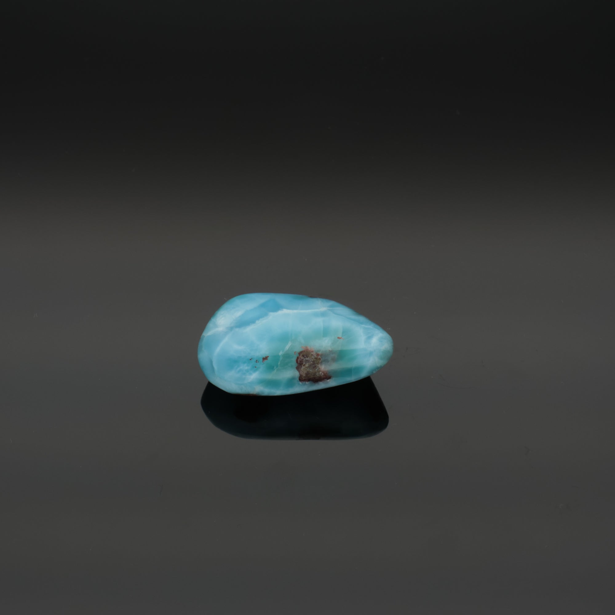 CARIBBEAN GEM | Larimar aus der Dominikanischen Republik | 15,56 g | Unikat (#1002)