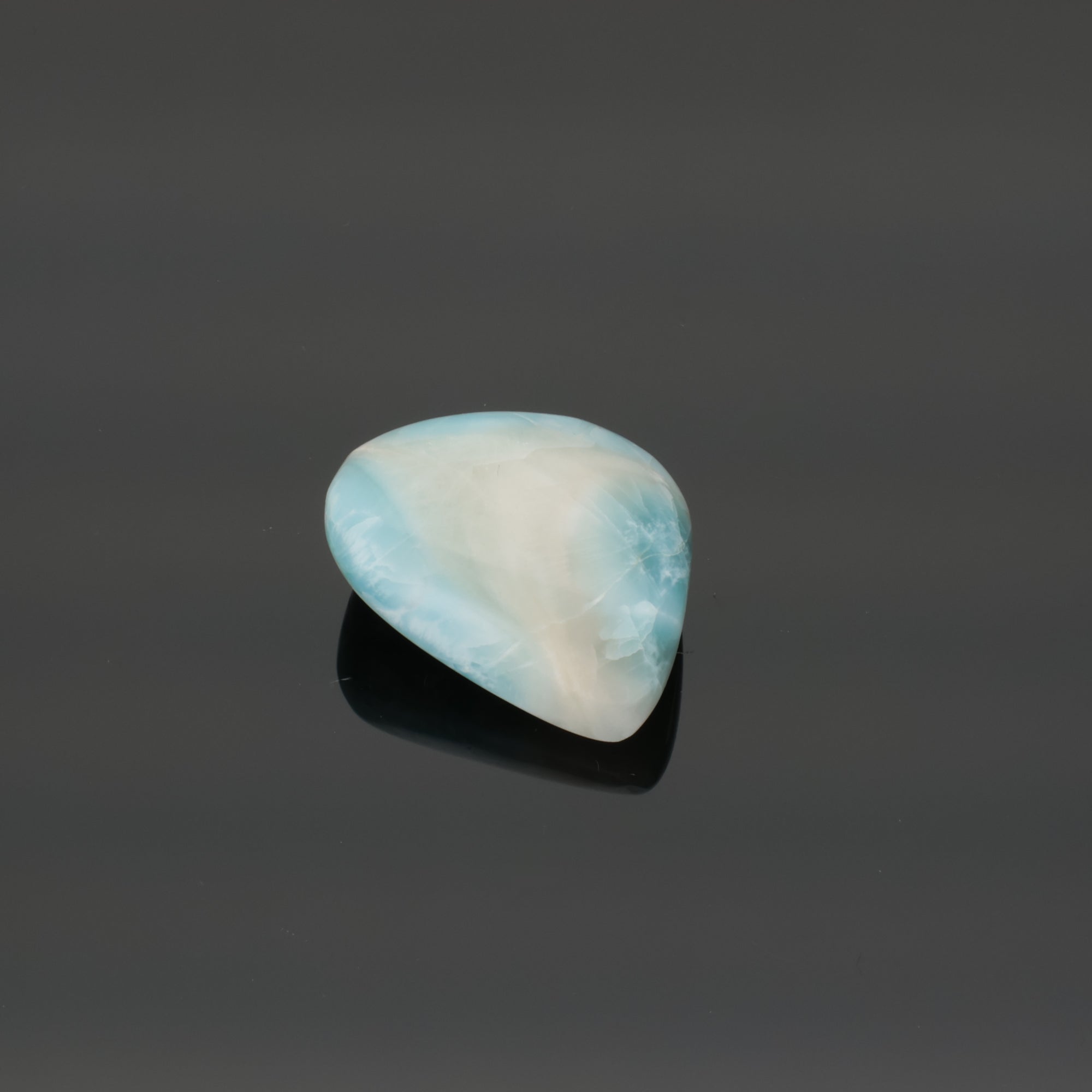 CARIBBEAN SHELL | Larimar aus der Dominikanischen Republik | 26,57 g | Unikat (#1022)