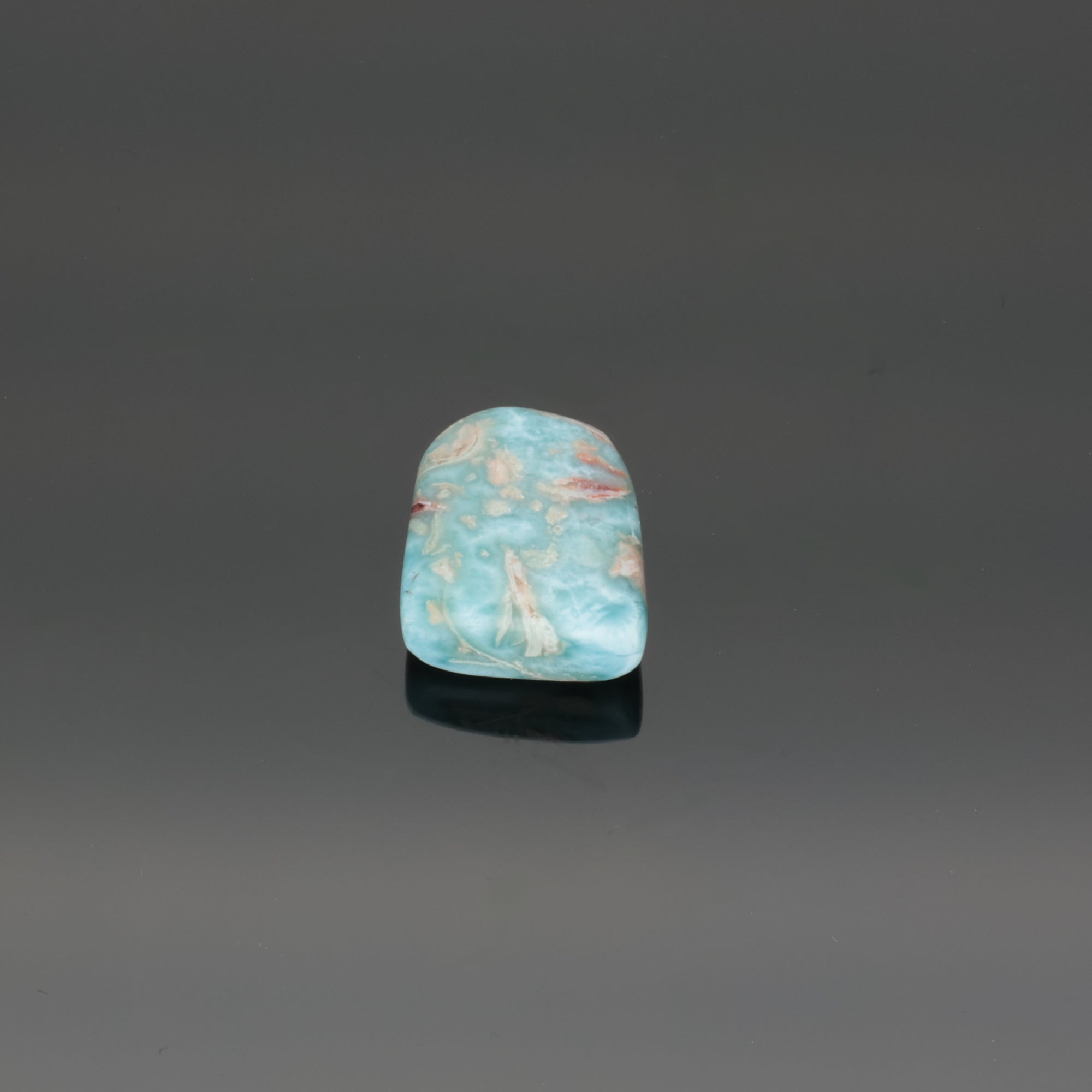 CARIBBEAN SPARK | Larimar aus der Dominikanischen Republik | 8,62 g | Unikat (#1049)
