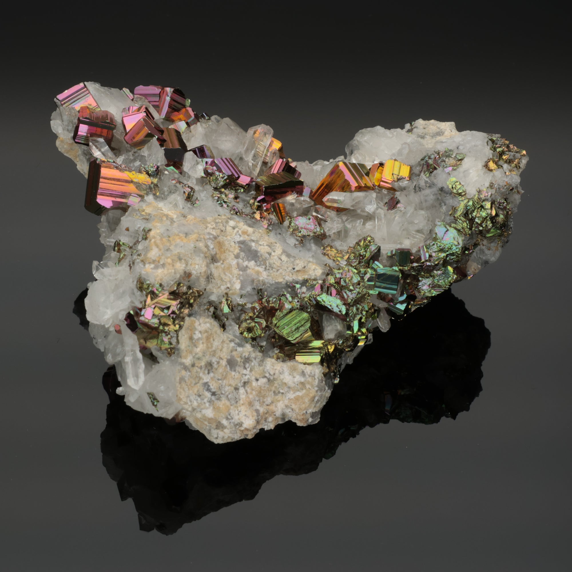 Nova Crest – Rainbow Pyrit aus Borneo, Indonesien – 263 g – Mineralien-Unikat (#1083)
