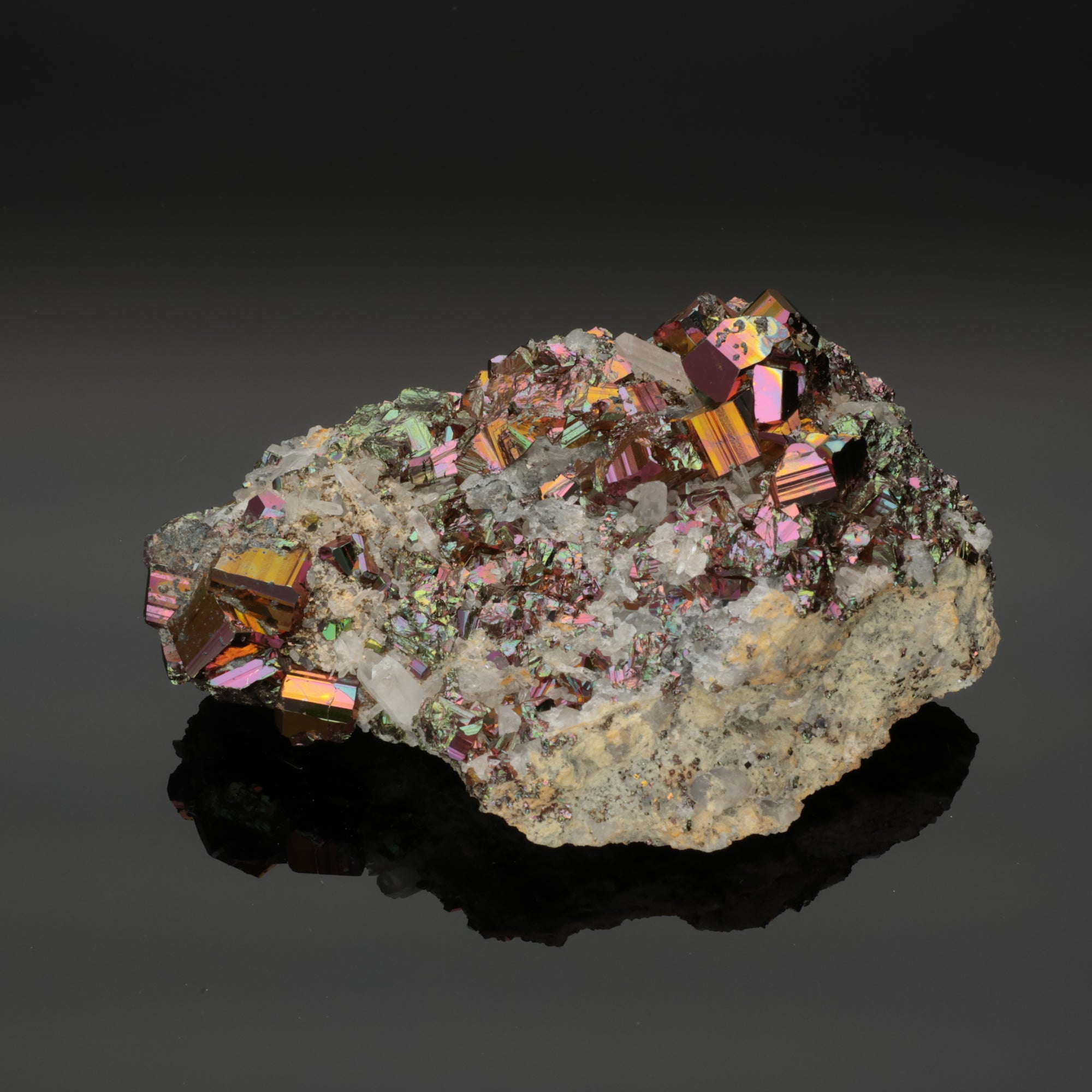 Cosmic Rift – Rainbow Pyrit aus Borneo, Indonesien – 201 g – Mineralien-Unikat (#1084)