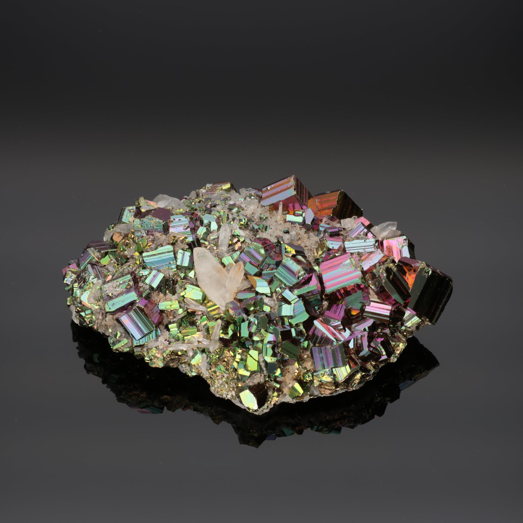 Prism Eclipse – Rainbow Pyrit aus Borneo, Indonesien – 358 g (#1373)
