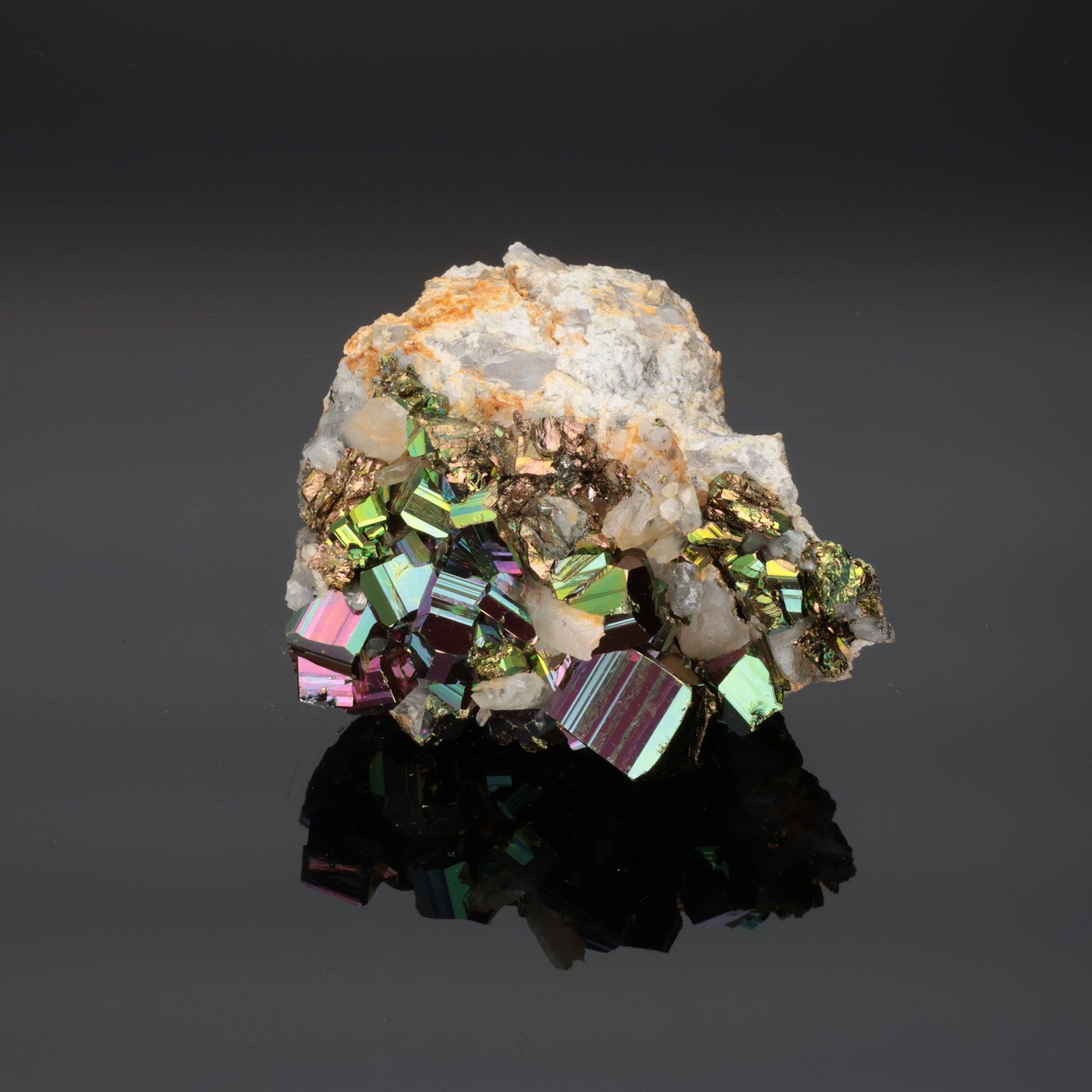 Prism Dominion - Rainbow Pyrite from Borneo, Indonesia - 224 g (#1354)