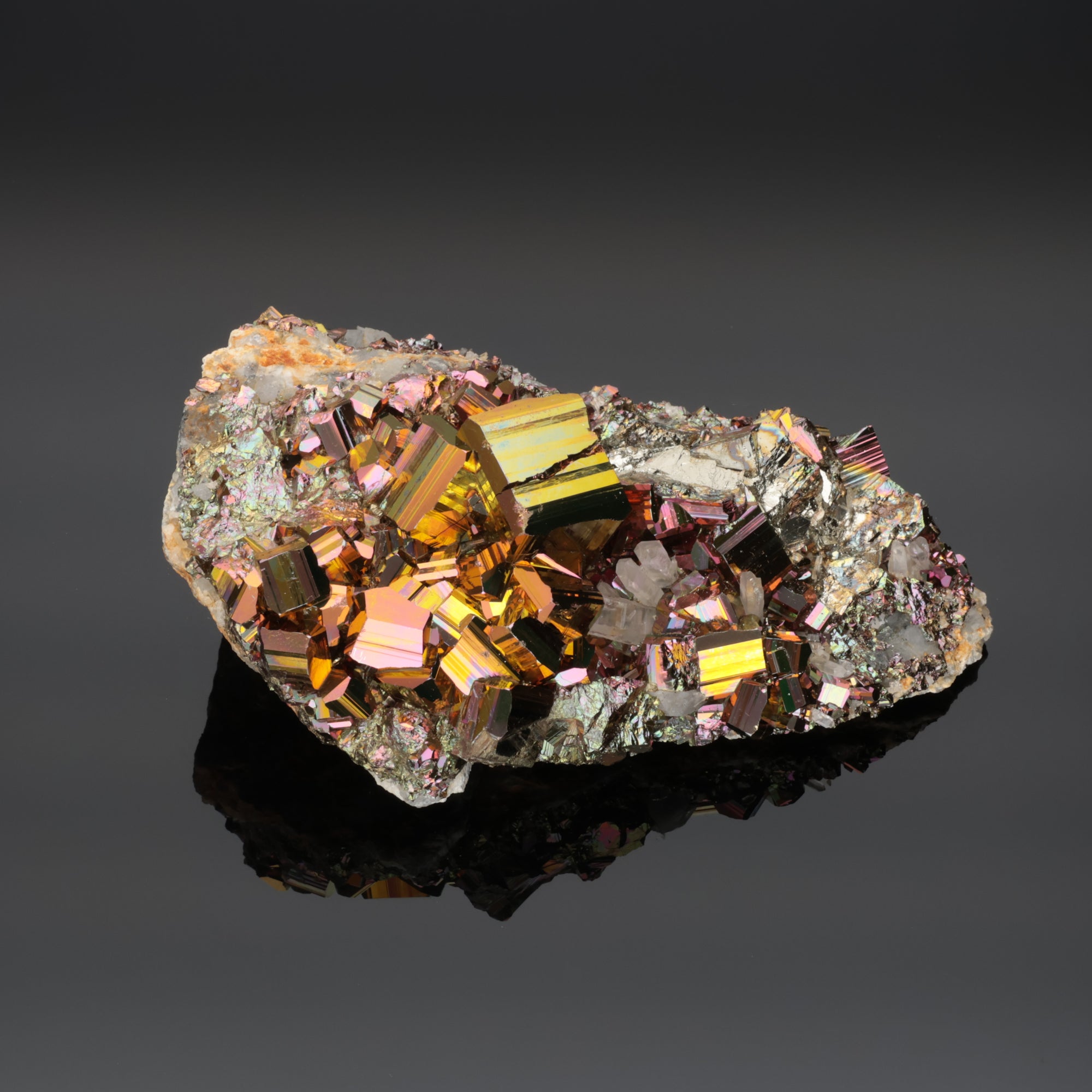 Galaxy Titan – Rainbow Pyrite from Borneo, Indonesia – 361 g (#1350)
