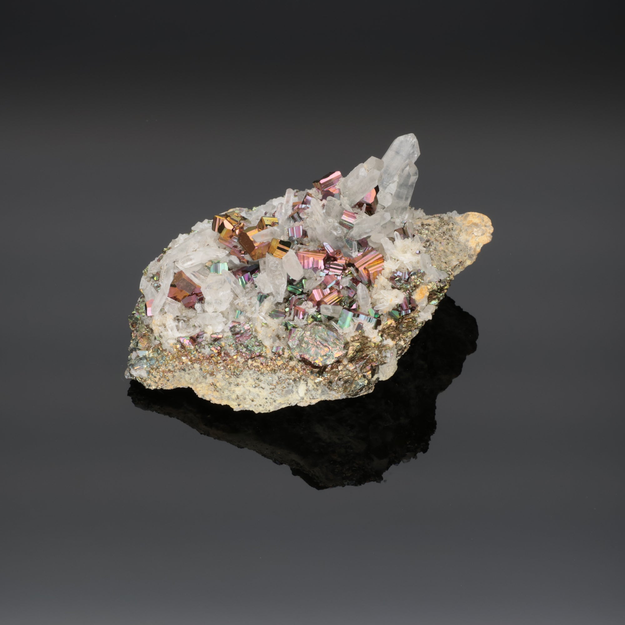 Cosmic Dominion – Rainbow Pyrit aus Borneo, Indonesien – 263 g (#1353)