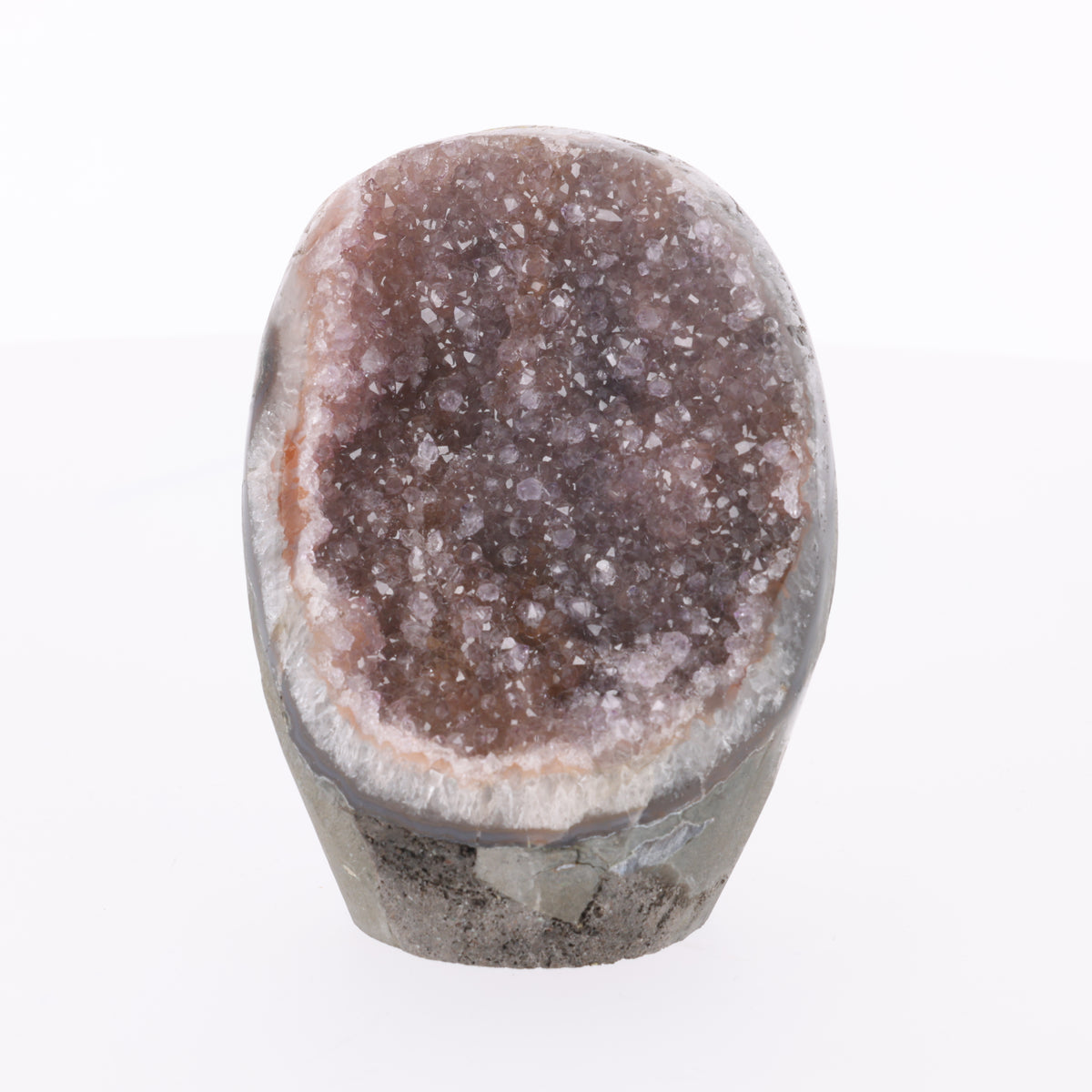 Rose Cavern – Rainbow Amethyst aus Uruguay – 1212 g (#1407)
