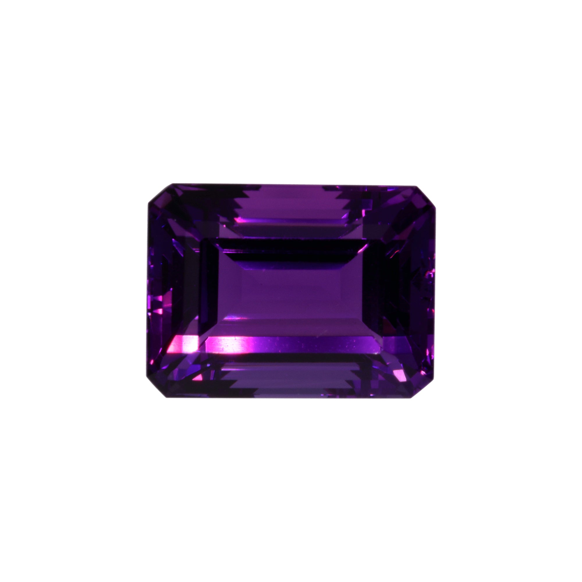 24.11 ct Amethyst in Baguette Mixed Cut - Architectural Shape from Brazil