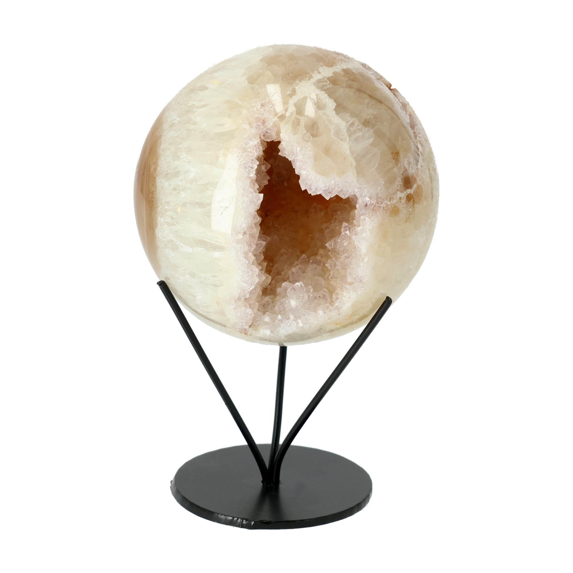Achat Kugel auf Metallständer