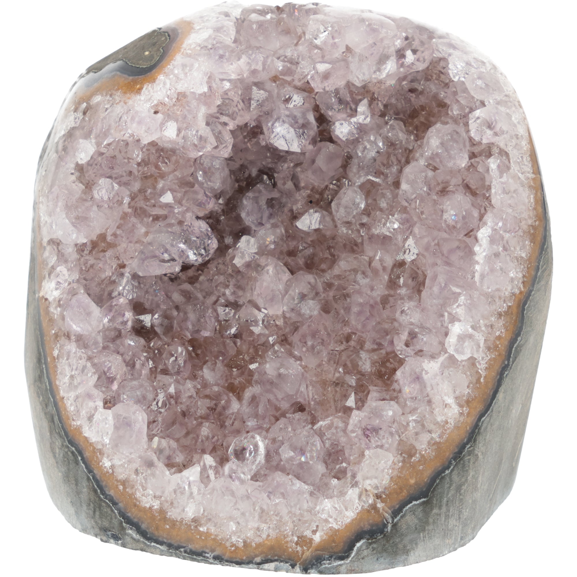 Amethyst Cut Base aus Uruguay – Zarte Violetttöne 894g (#554)