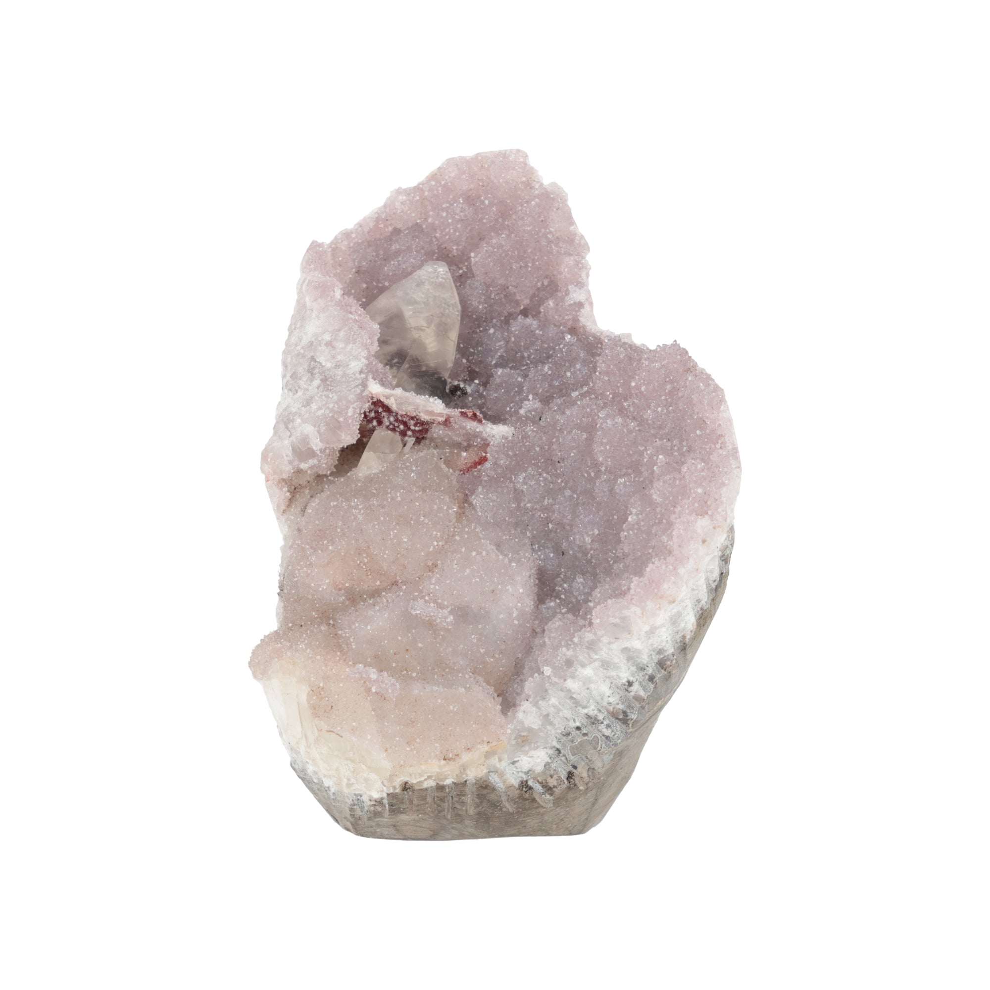 Frostrose von Lunara – Außergewöhnliche Kristall-Geode aus Uruguay (#526)