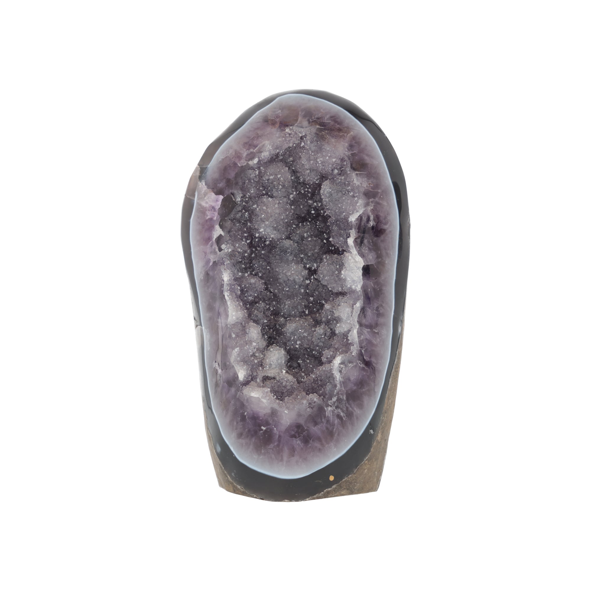 Schattenkrone von Valtheris – Majestätische Kristall-Geode aus Uruguay (#523)
