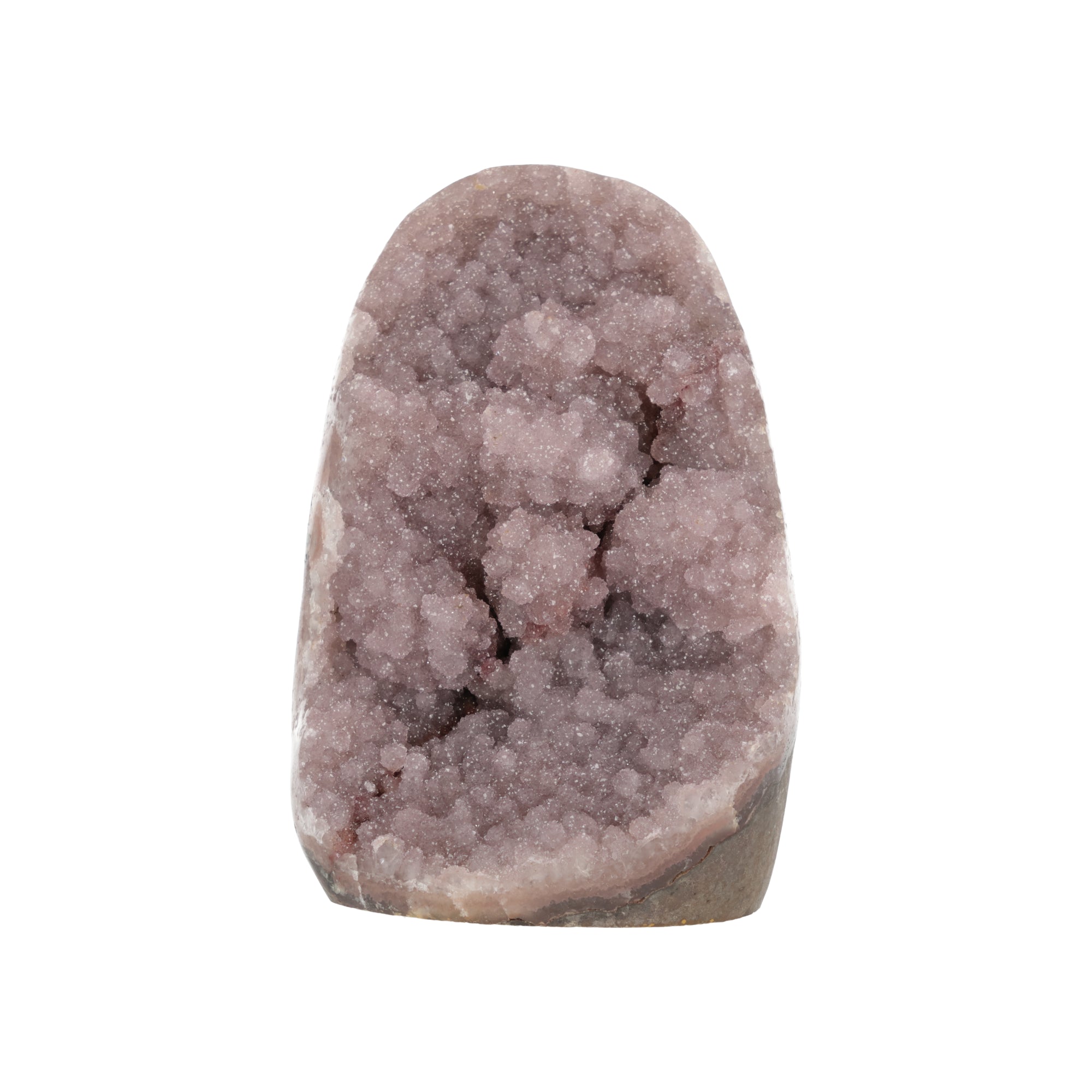 Rosenlicht von Elyndra – Zauberhafte Kristall-Geode aus Uruguay (#520)