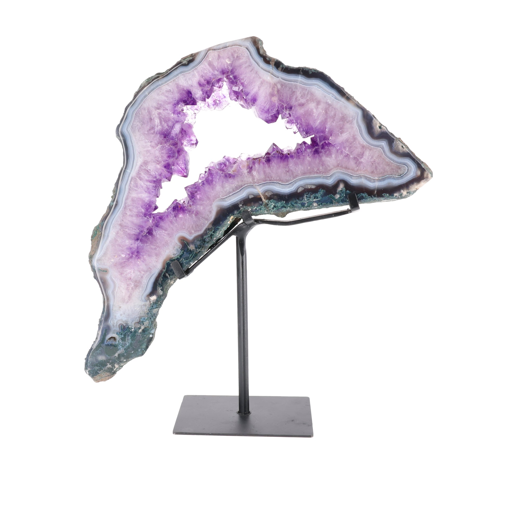 Delphine „Aurelia“ | Amethyst Portalscheibe aus Brasilien | 5.028 g (#698)