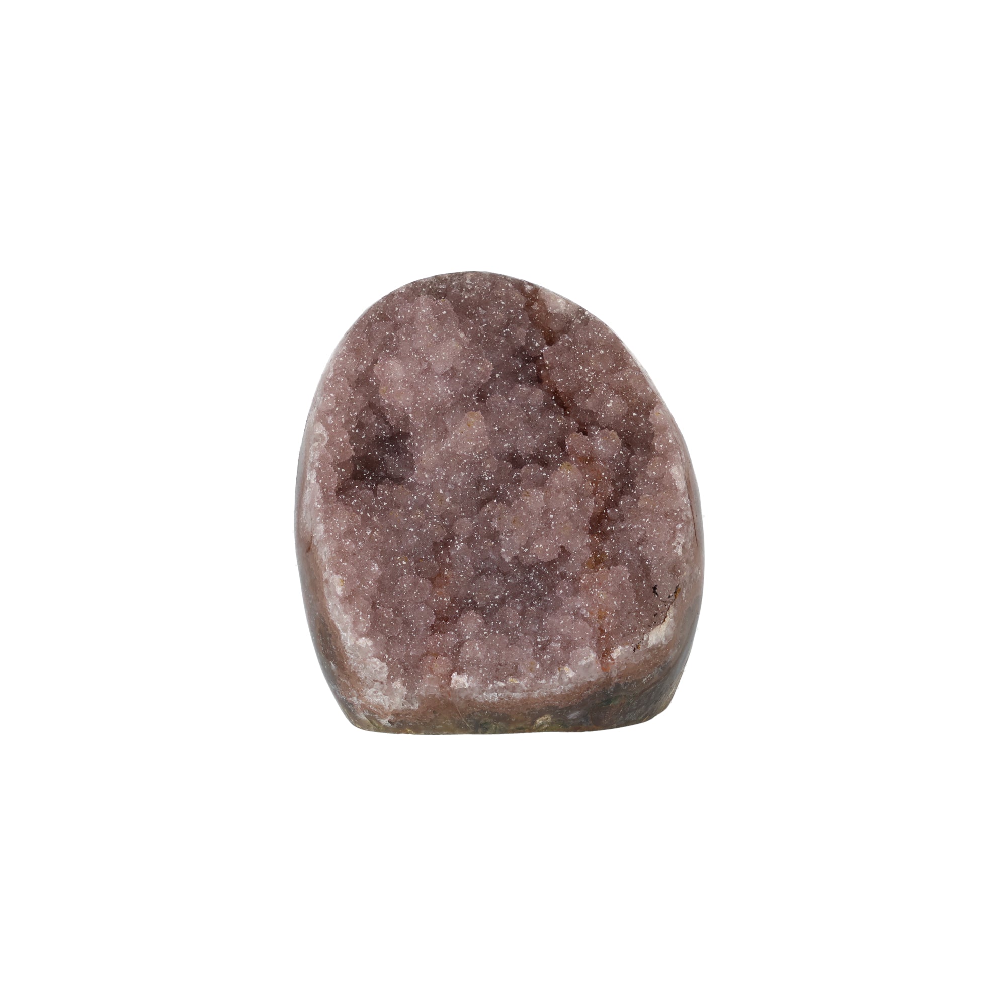 Regenbogen Amethyst aus Uruguay mit violetten Kristallen und natürlicher Farbvariation, hochwertiges Amethyst Unikat