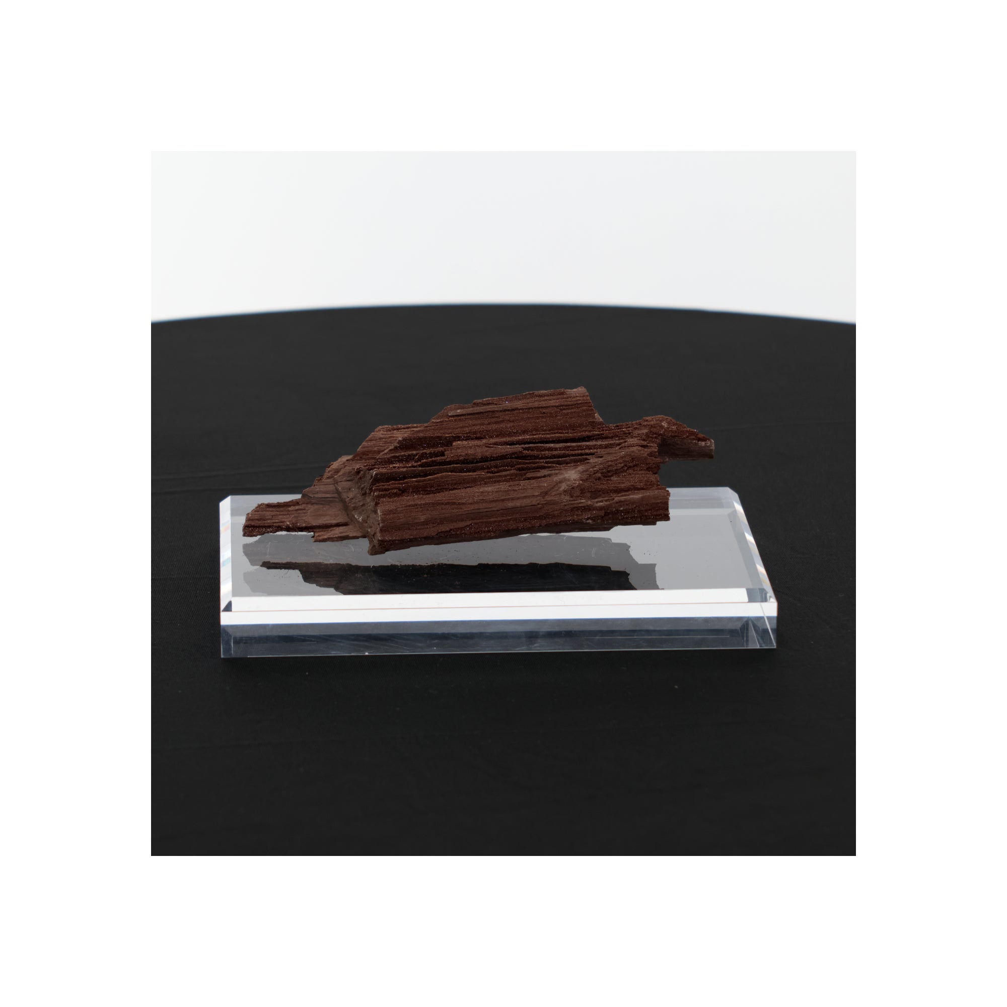 Feenholz mit natürlicher Kristallbildung | Versteinertes Holz aus Zwenkau | 256g