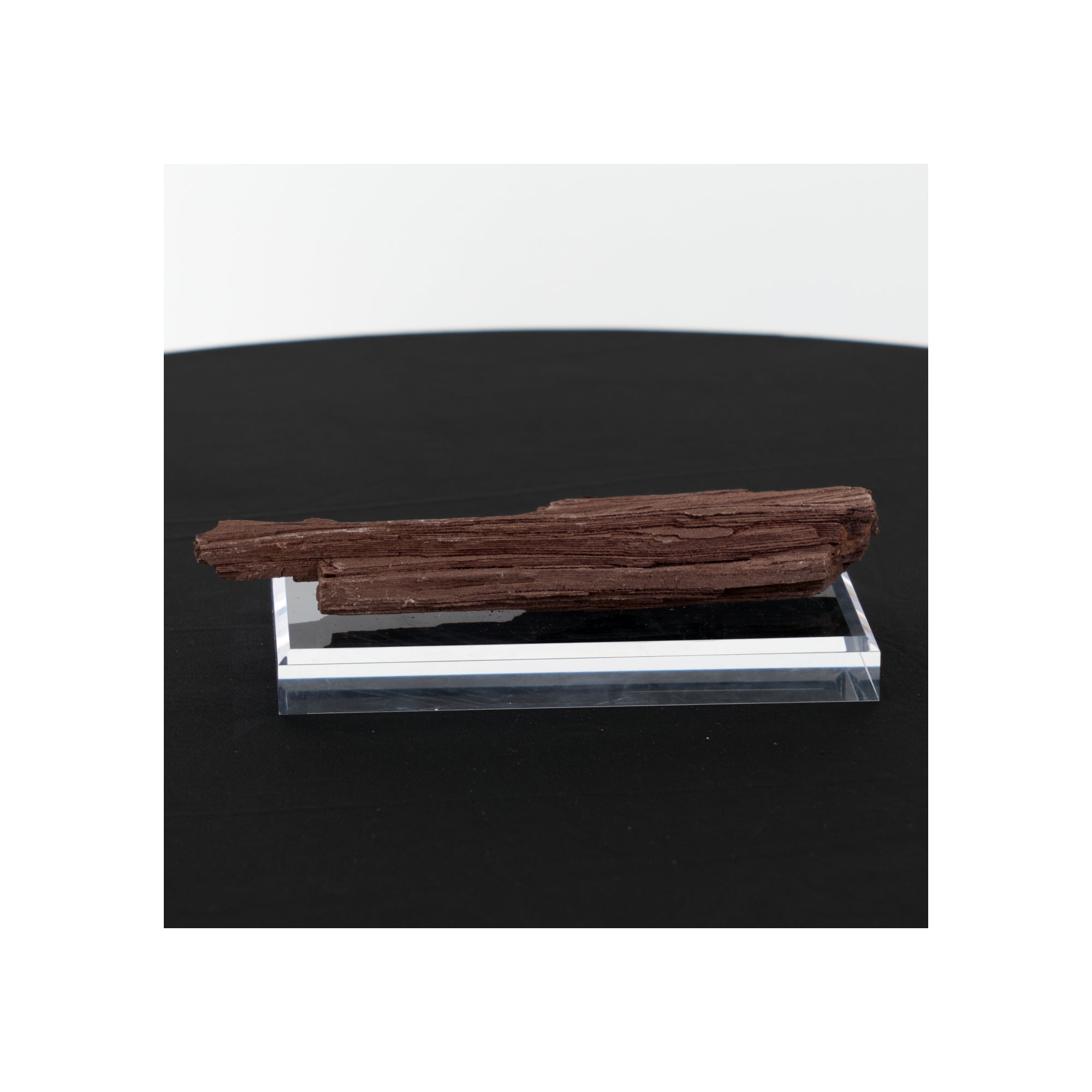Feenholz mit natürlicher Kristallbildung | Versteinertes Holz aus Zwenkau | 370g