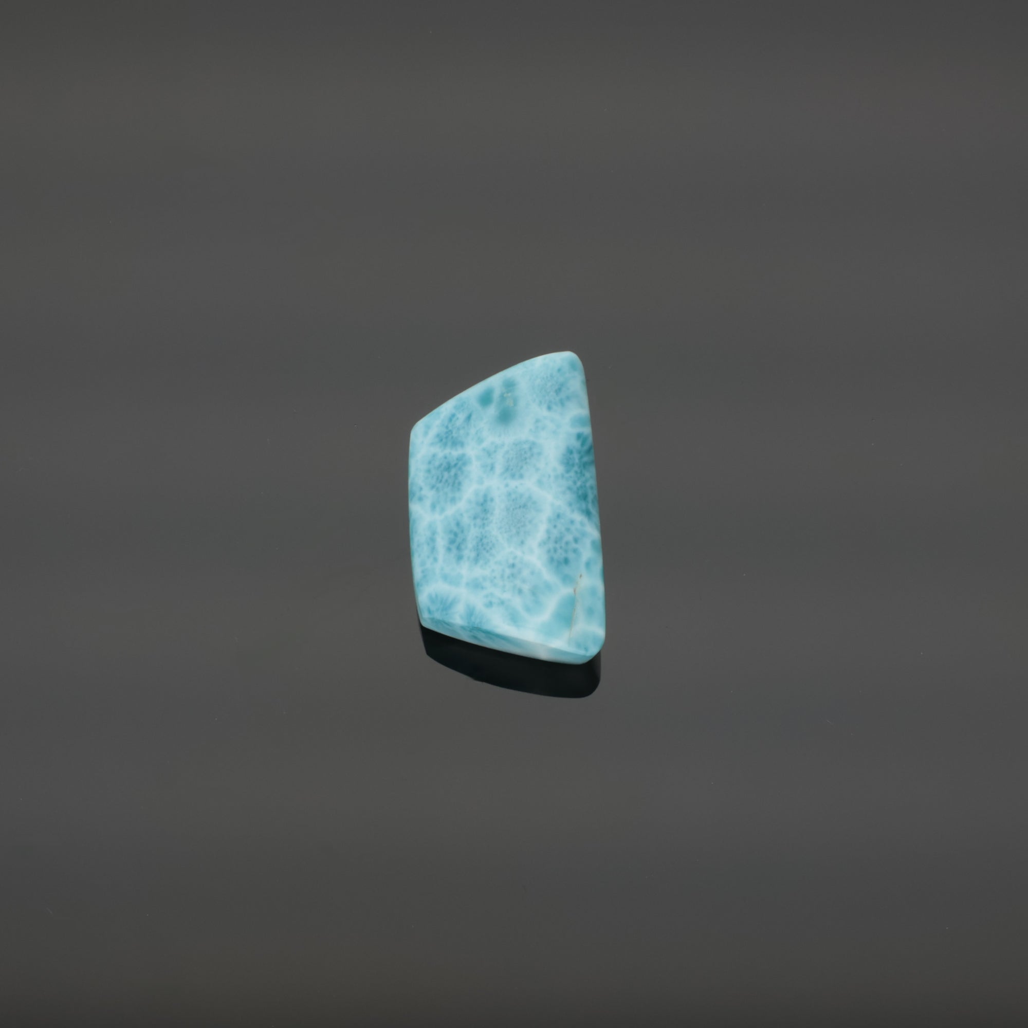 Larimar Schmuckstück AAA-Qualität – 13 g | Polierter Naturstein | Unikat aus der Dominikanischen Republik