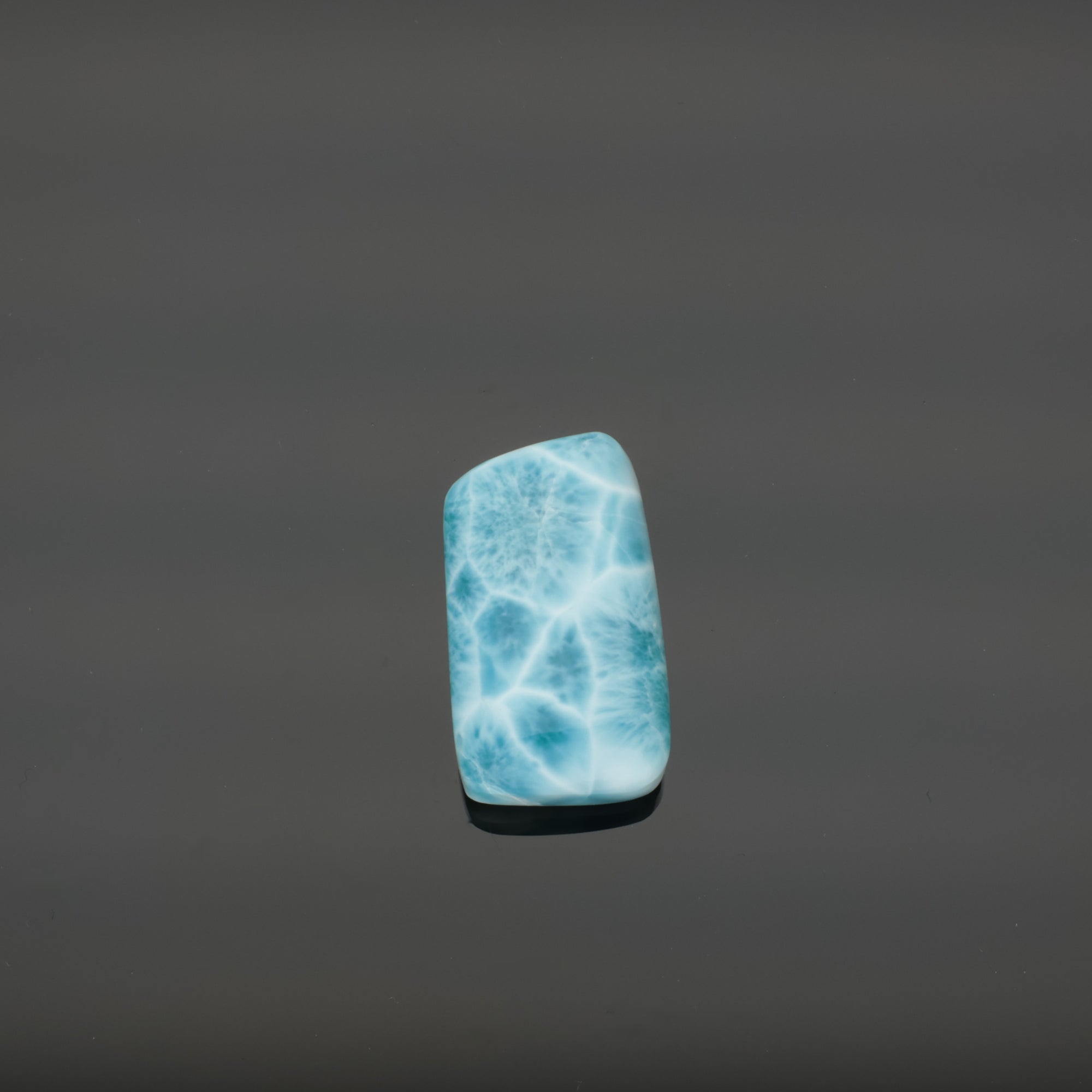 Larimar Schmuckstück AAA-Qualität – 18 g | Polierter Naturstein | Unikat aus der Dominikanischen Republik