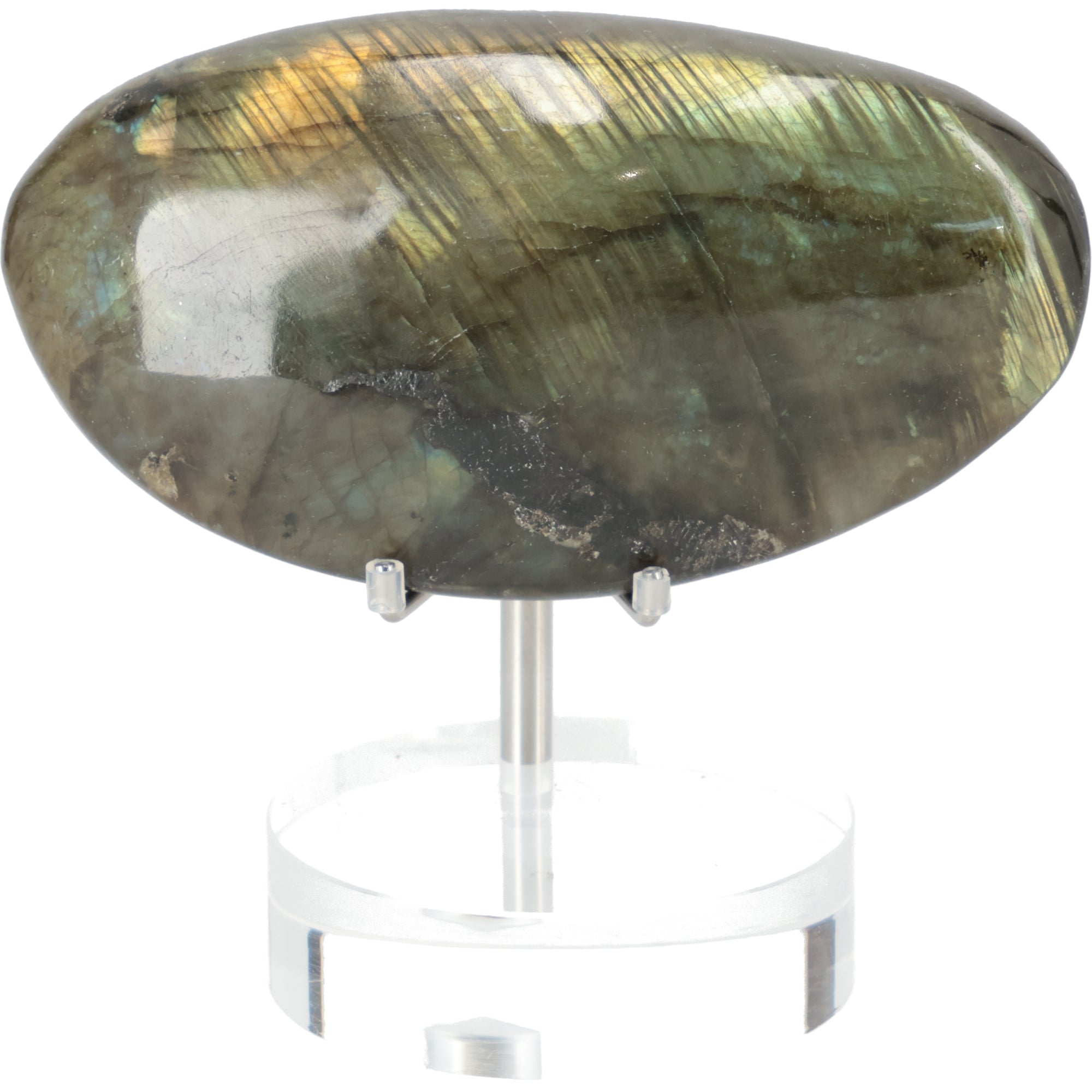 Labradorit Freeform „Aurora Horizon“ mit intensivem Blauschimmer 167g (#707)