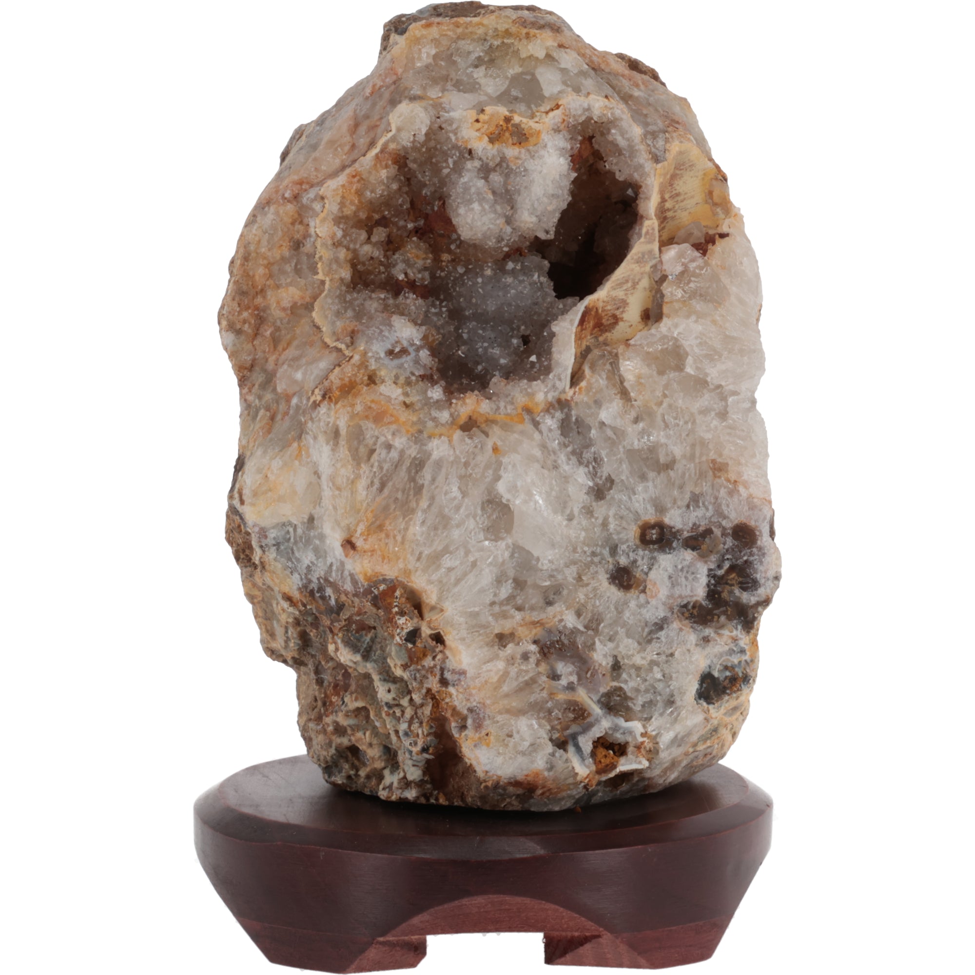 Achat Lampe mit natürlicher Kristallhöhle 2,974 KG (#674)