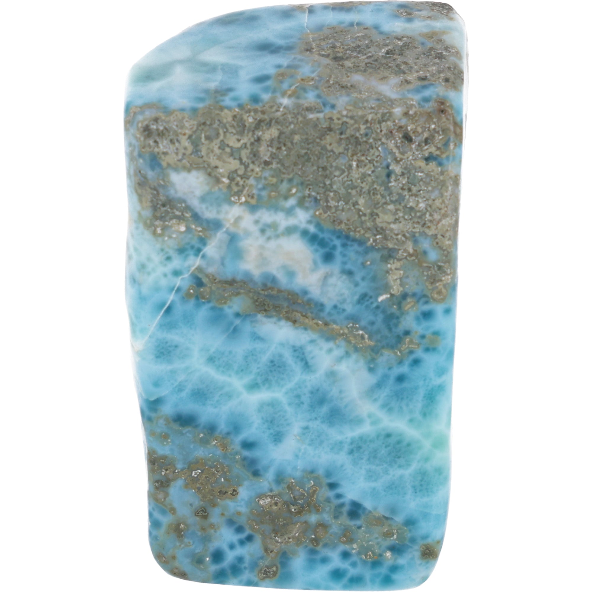 Larimar Freiform – Ein Meisterwerk der Natur | Unikat aus der Dominikanischen Republik (#745)