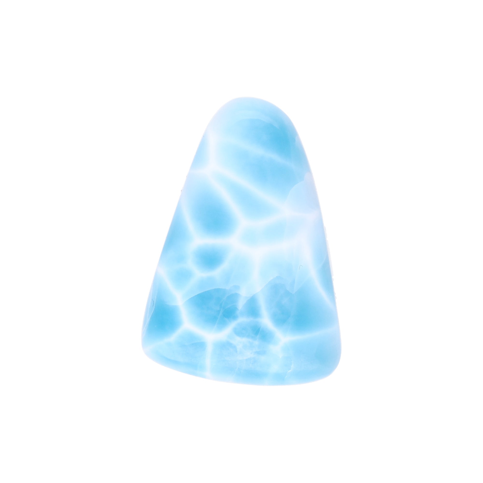Larimar Schmuckstück AAA-Qualität – 11 g | Polierter Naturstein | Unikat aus der Dominikanischen Republik