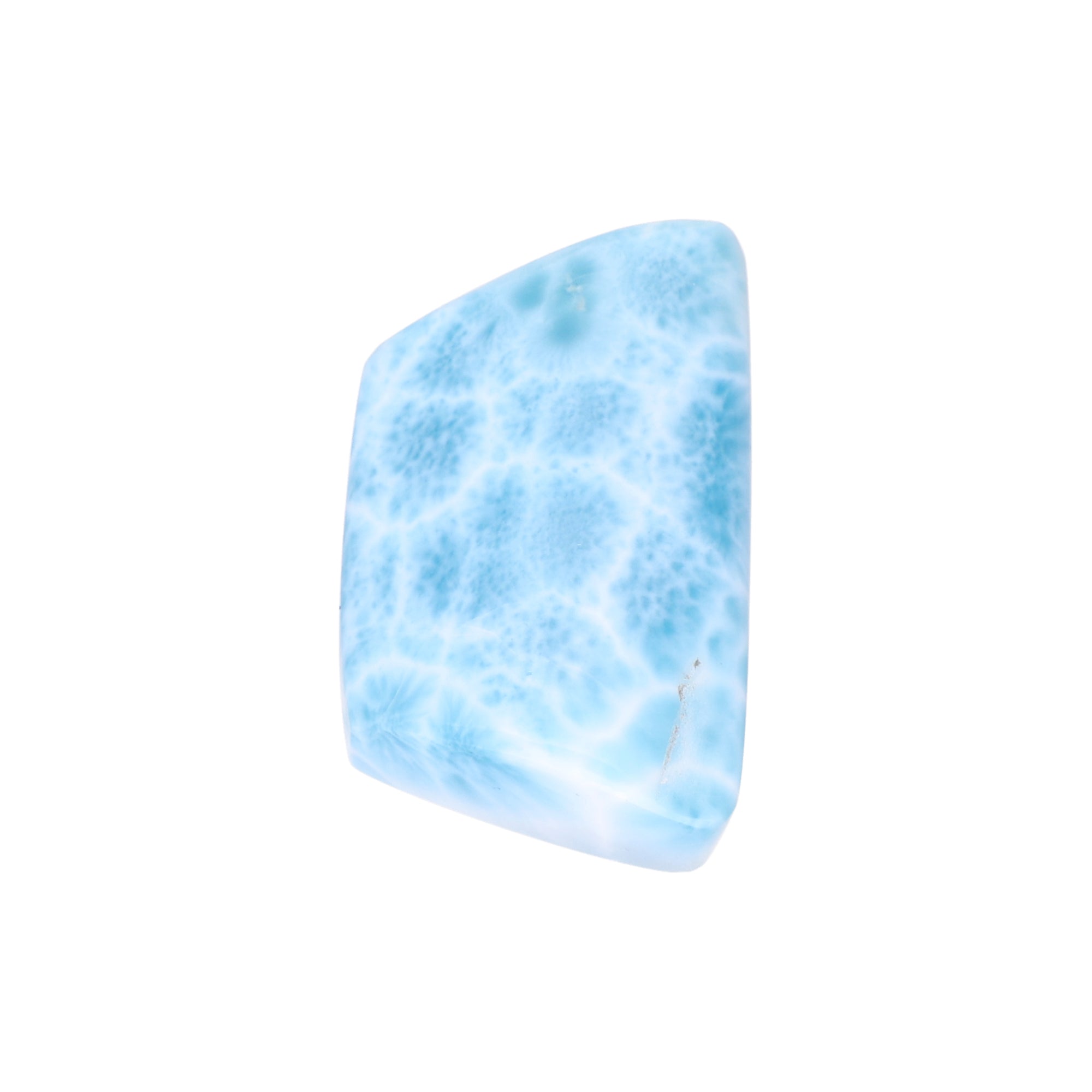 Larimar Schmuckstück AAA-Qualität – 13 g | Polierter Naturstein | Unikat aus der Dominikanischen Republik