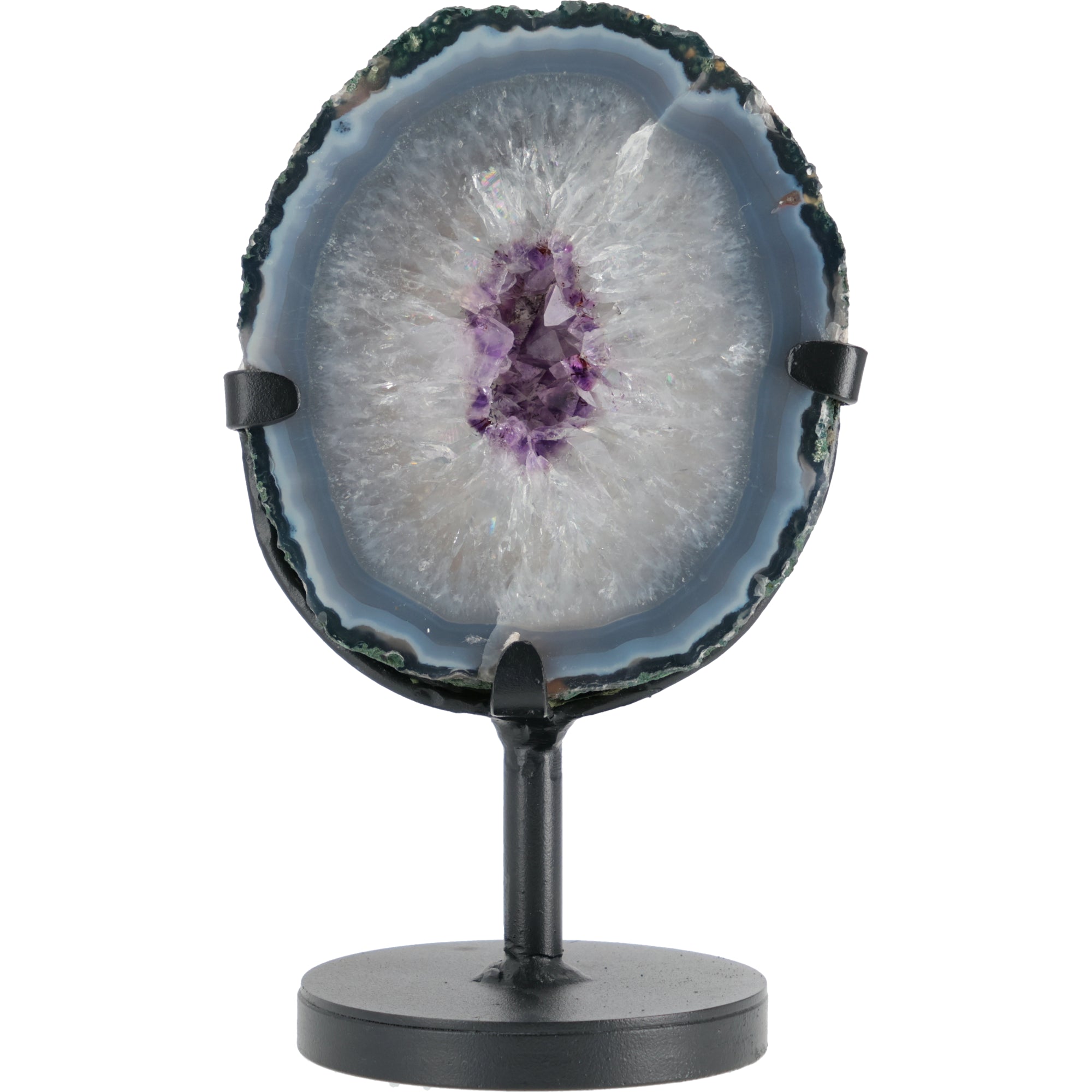 Crystal Eye | Amethyst Portalscheibe aus Brasilien | 2.000g (#687)