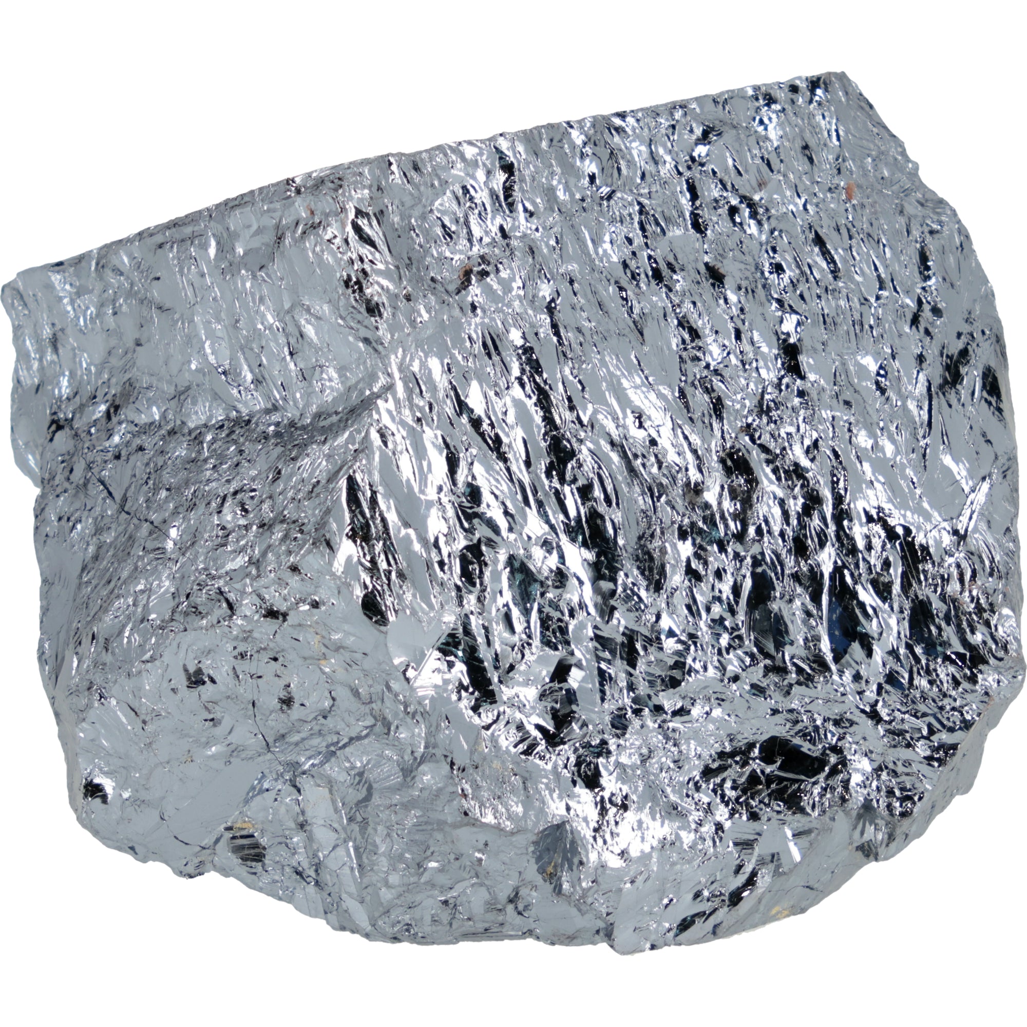Silizium Kristall – Faszinierende metallische Struktur in außergewöhnlicher Reinheit 877g (#645)