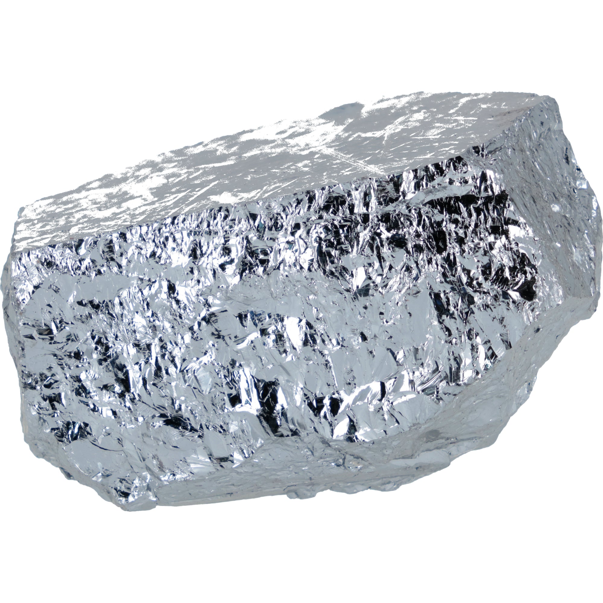 Silizium Kristall – Faszinierende metallische Struktur in außergewöhnlicher Reinheit 1203g (#647)