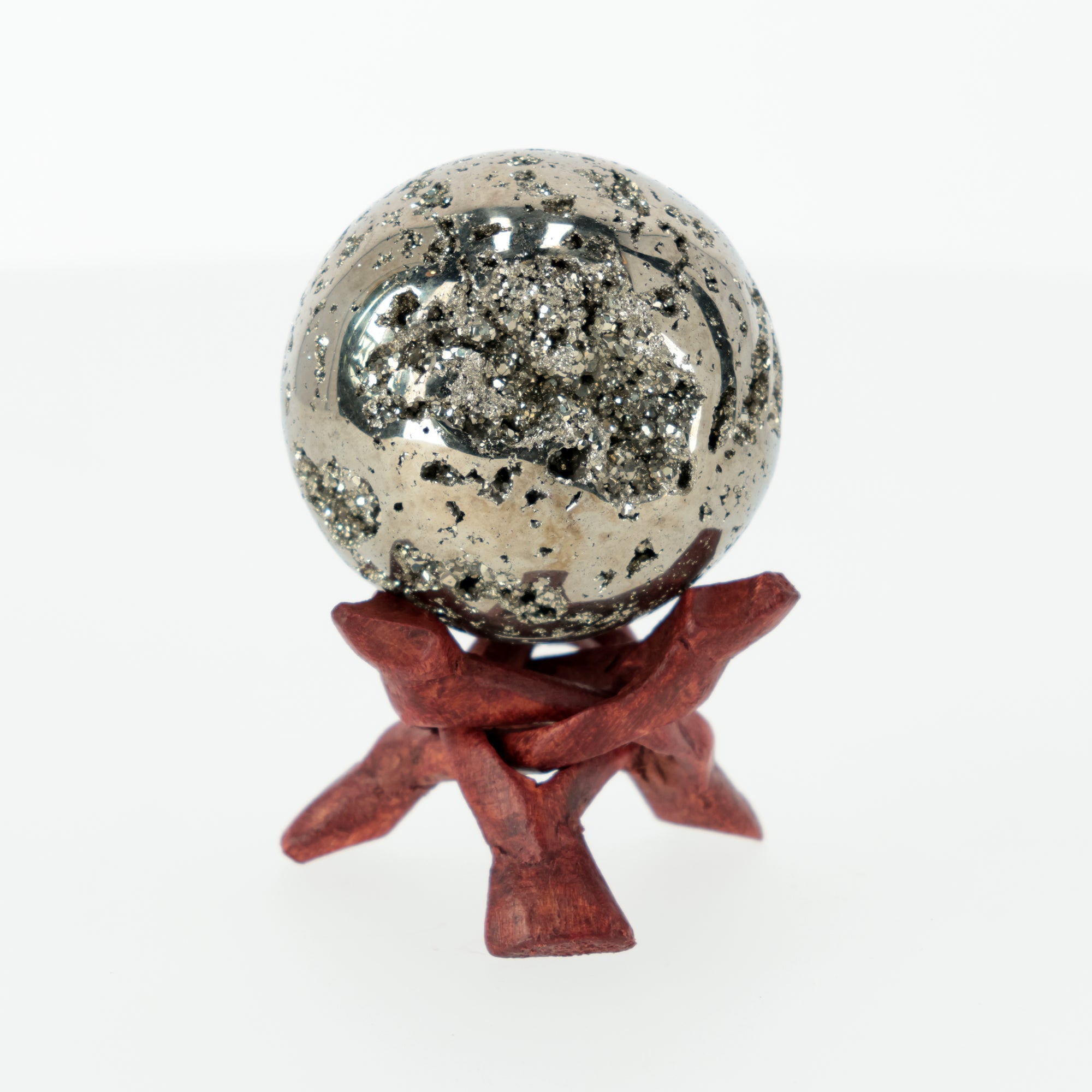 Pyrit Kugel – Das faszinierende Katzengold der Natur | 619 g | 67 mm | Naturstein | (#603)