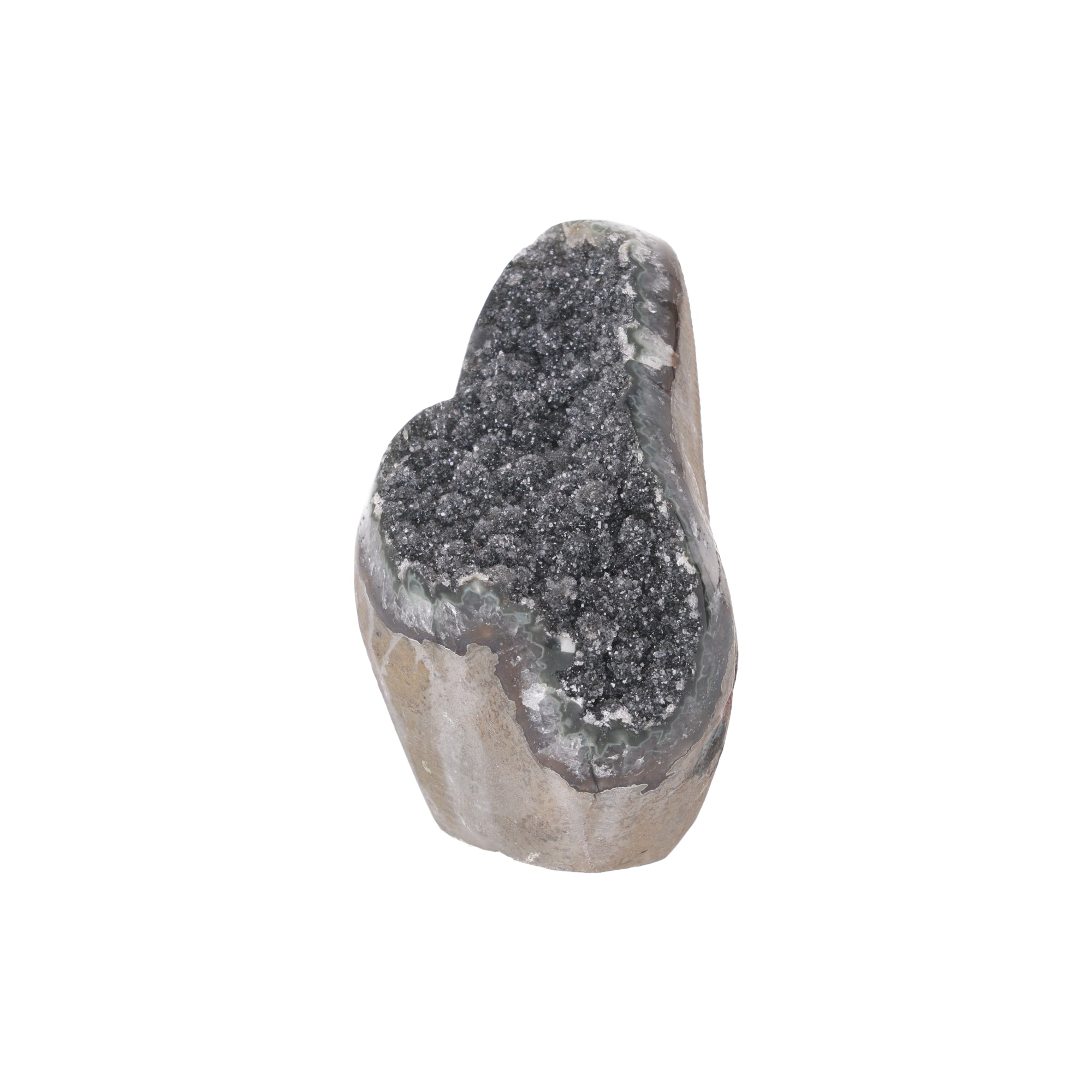 Obsidian Mist ✦ Amethyst-Druse aus Uruguay | 1.470 g (#861)