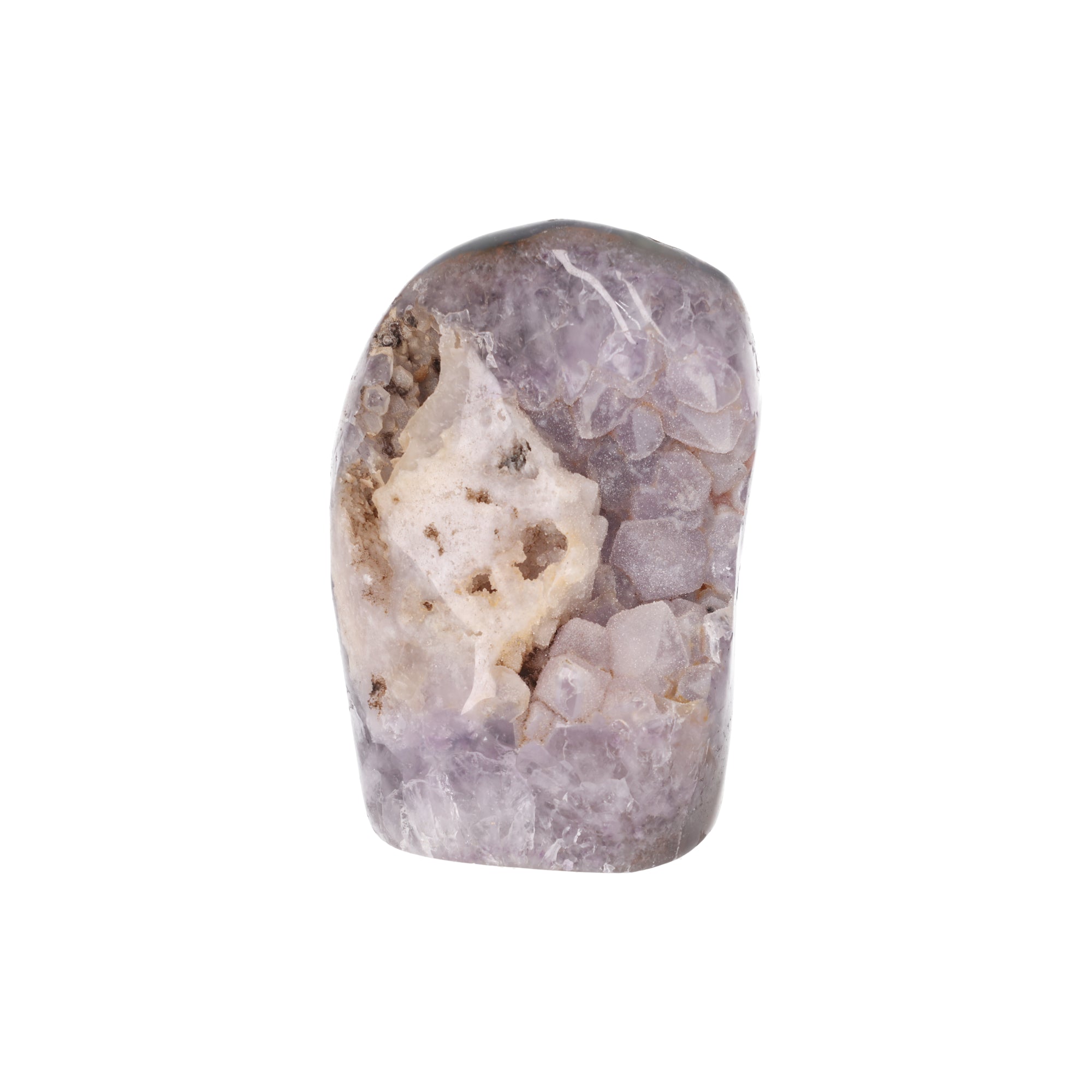 Lavender Veil ✦ Amethyst-Druse mit Drusy aus Uruguay | ca. 1.957 g (#842)