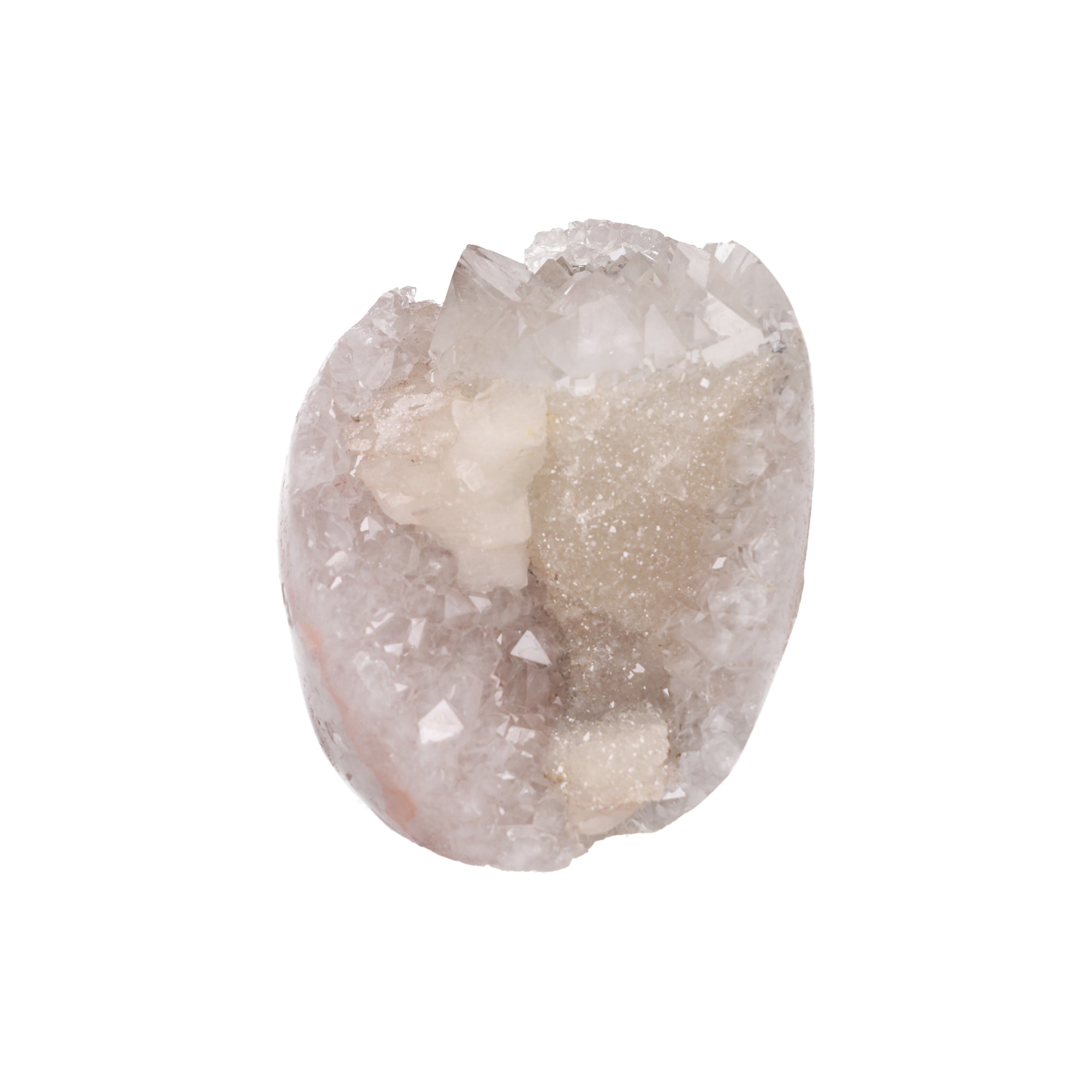 Crystal Whisper ✦ Amethyst-Druse mit Calcit | 1.140 g (#874)