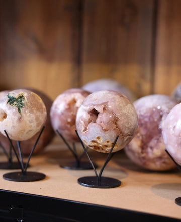 Pink Amethyst Kugeln