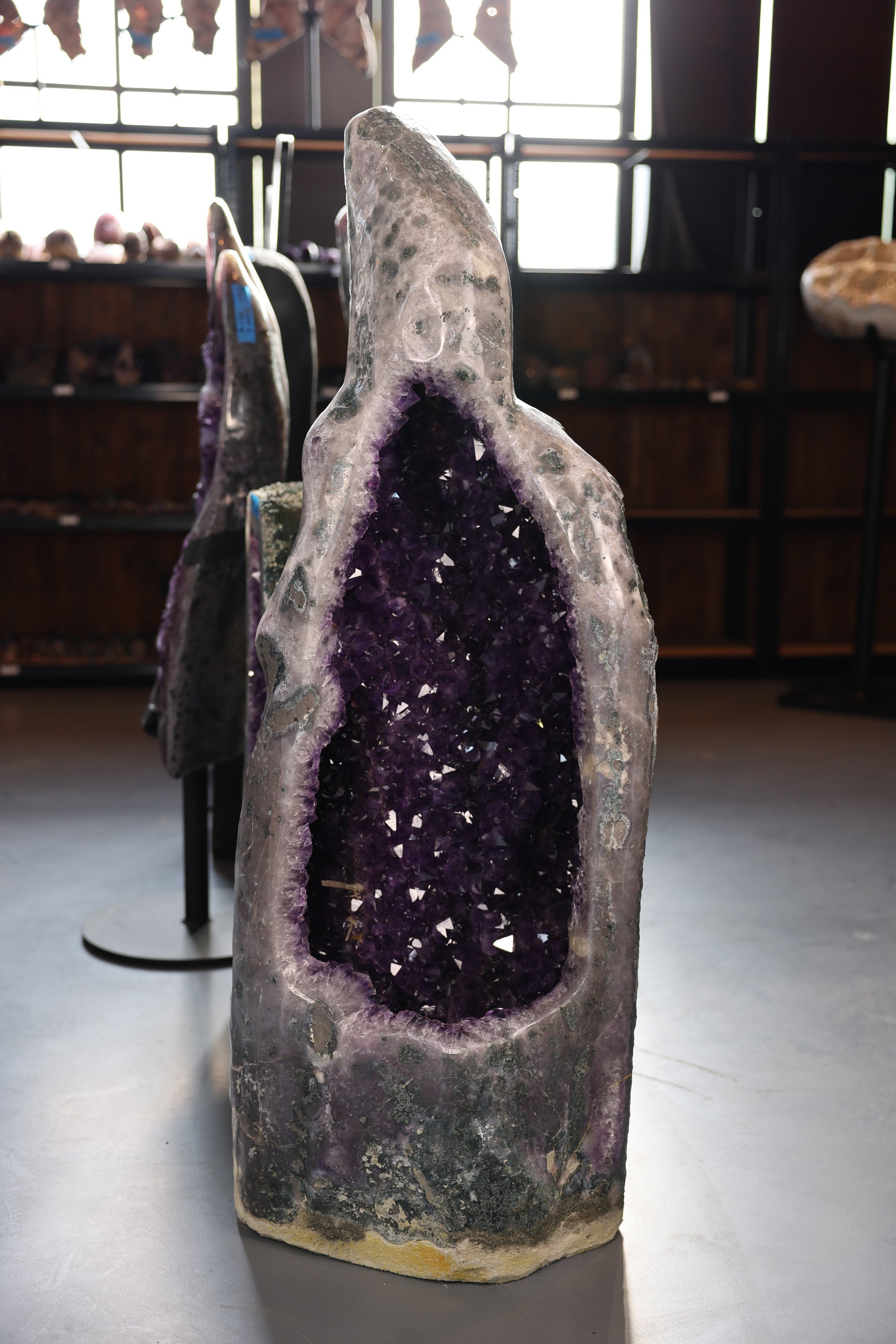 Große Amethyst Druse Brasilien 150 Kg - Obsidian Soul