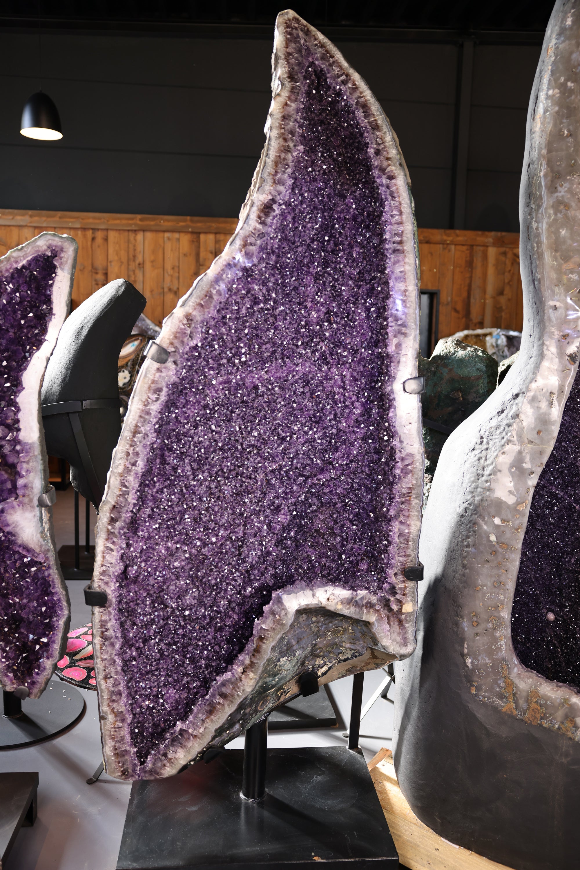 Sehr große Amethyst-Druse Schmetterling Butterfly Flügel 323 Kg Brasilien - Imperial Void