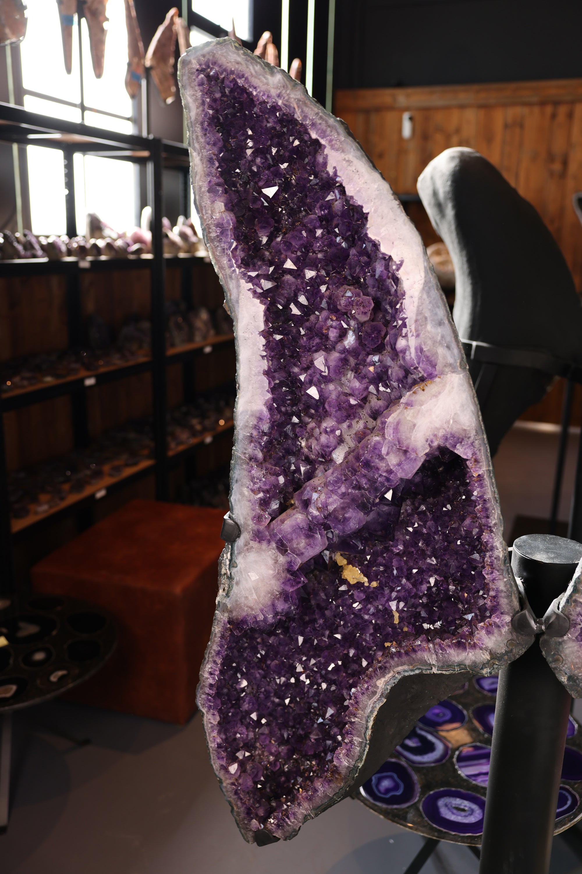 Großes Amethyst Paar große Druse 139 Kg Brasilien - Dual Essence