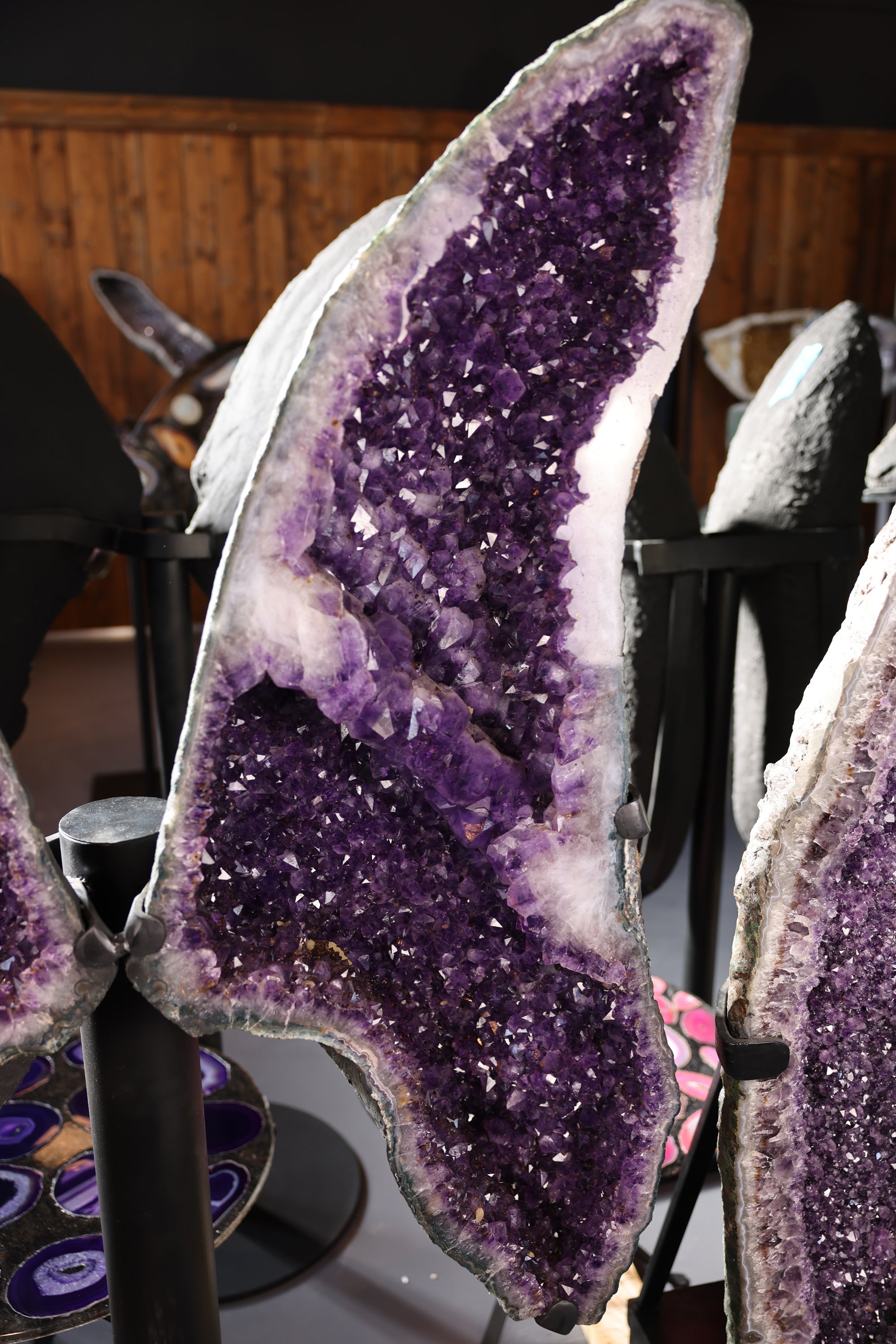 Großes Amethyst Paar große Druse 139 Kg Brasilien - Dual Essence
