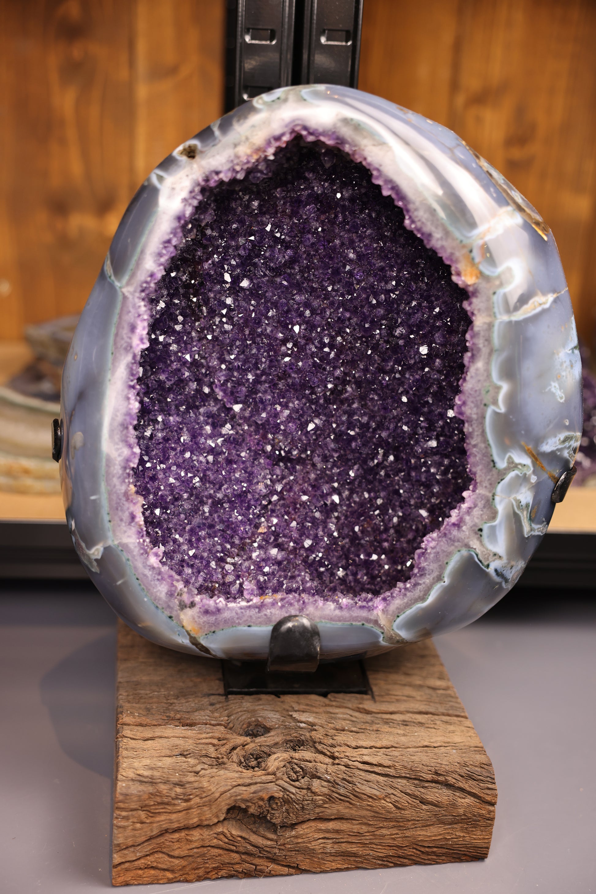 Amethyst Druse Uruguay 10,9 Kg - Violette Tiefe