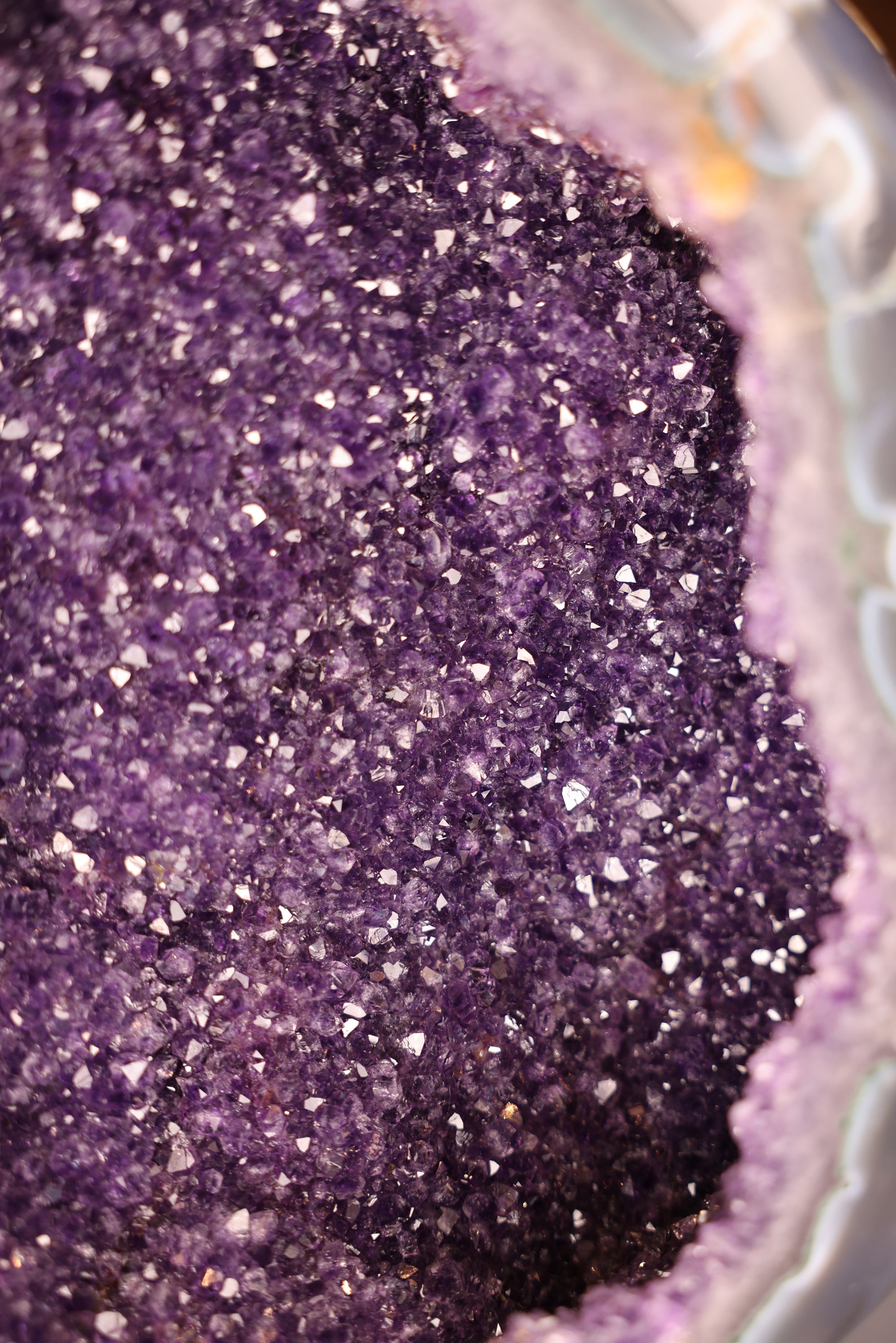 Amethyst Druse Uruguay 10,9 Kg - Violette Tiefe